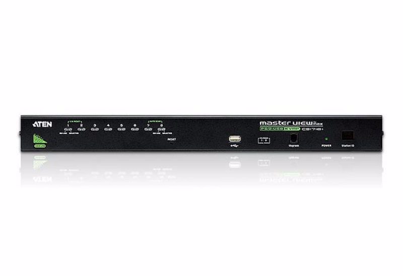 ATEN CS1708A-AT-G KVM Switch Stativ-montering Sort