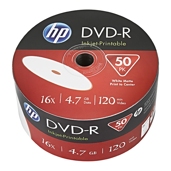 HP DME00070WIP tom DVD 4,7 GB DVD+R 50 stk