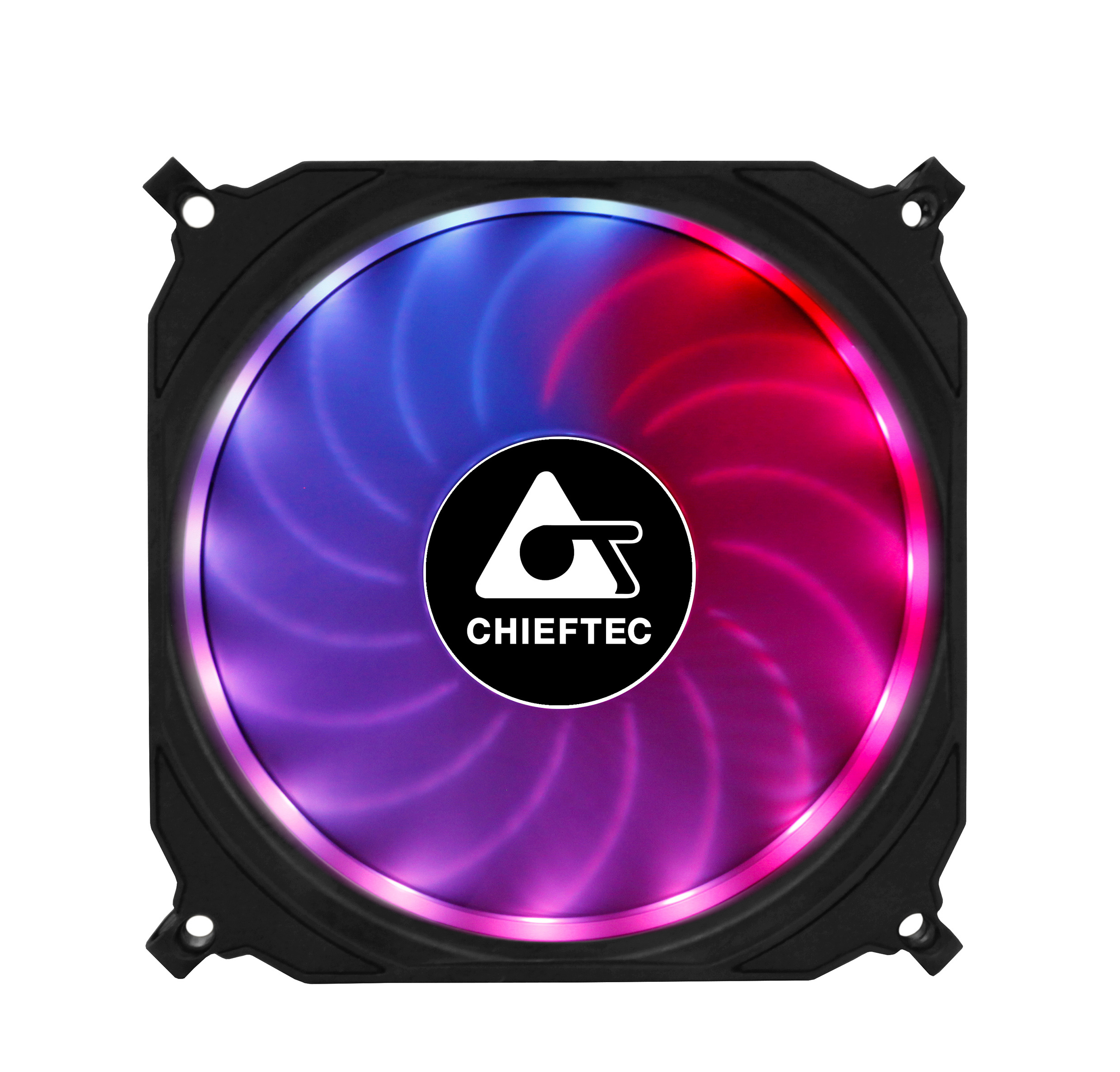 Chieftec CF-3012-RGB Computerkølesystem Computerkabinet Ventilator 12 cm Sort