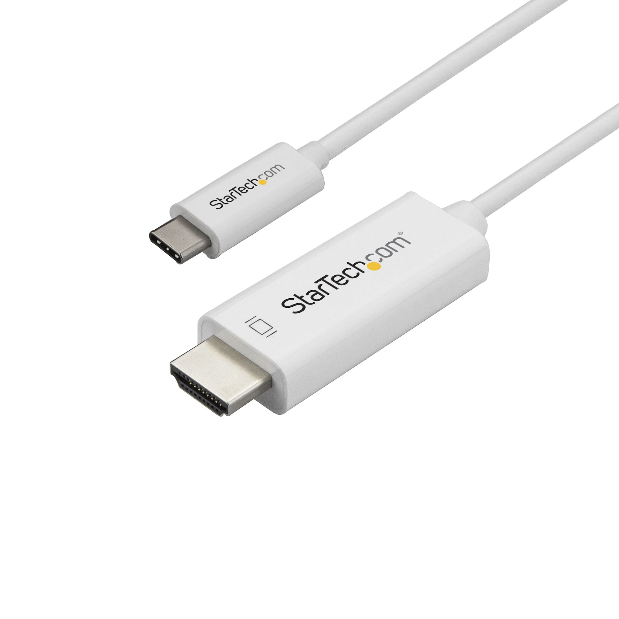 StarTech.com CDP2HD1MWNL videokabel adapter 1 m USB Type-C HDMI Type A (Standard) Hvid
