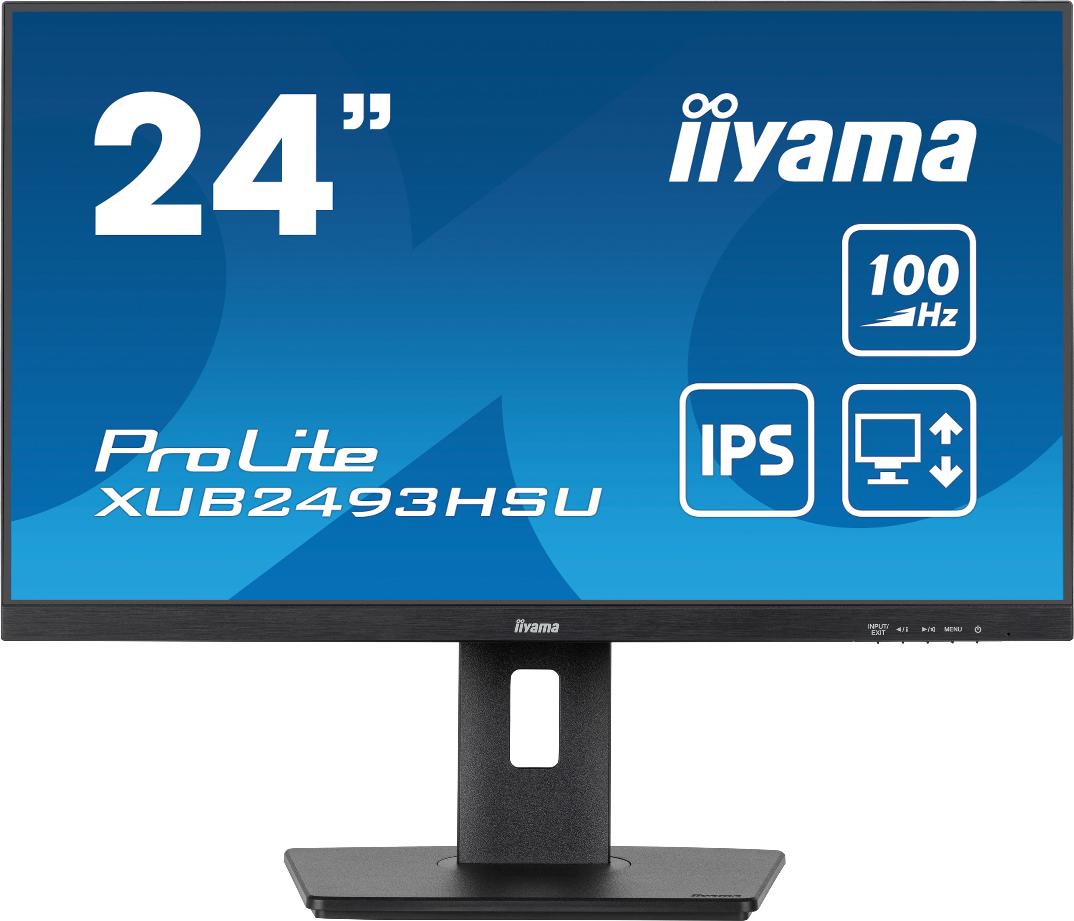 iiyama XUB2493HSU-B7 computerskærm 60,5 cm (23.8") 1920 x 1080 pixel Fuld HD LED Sort