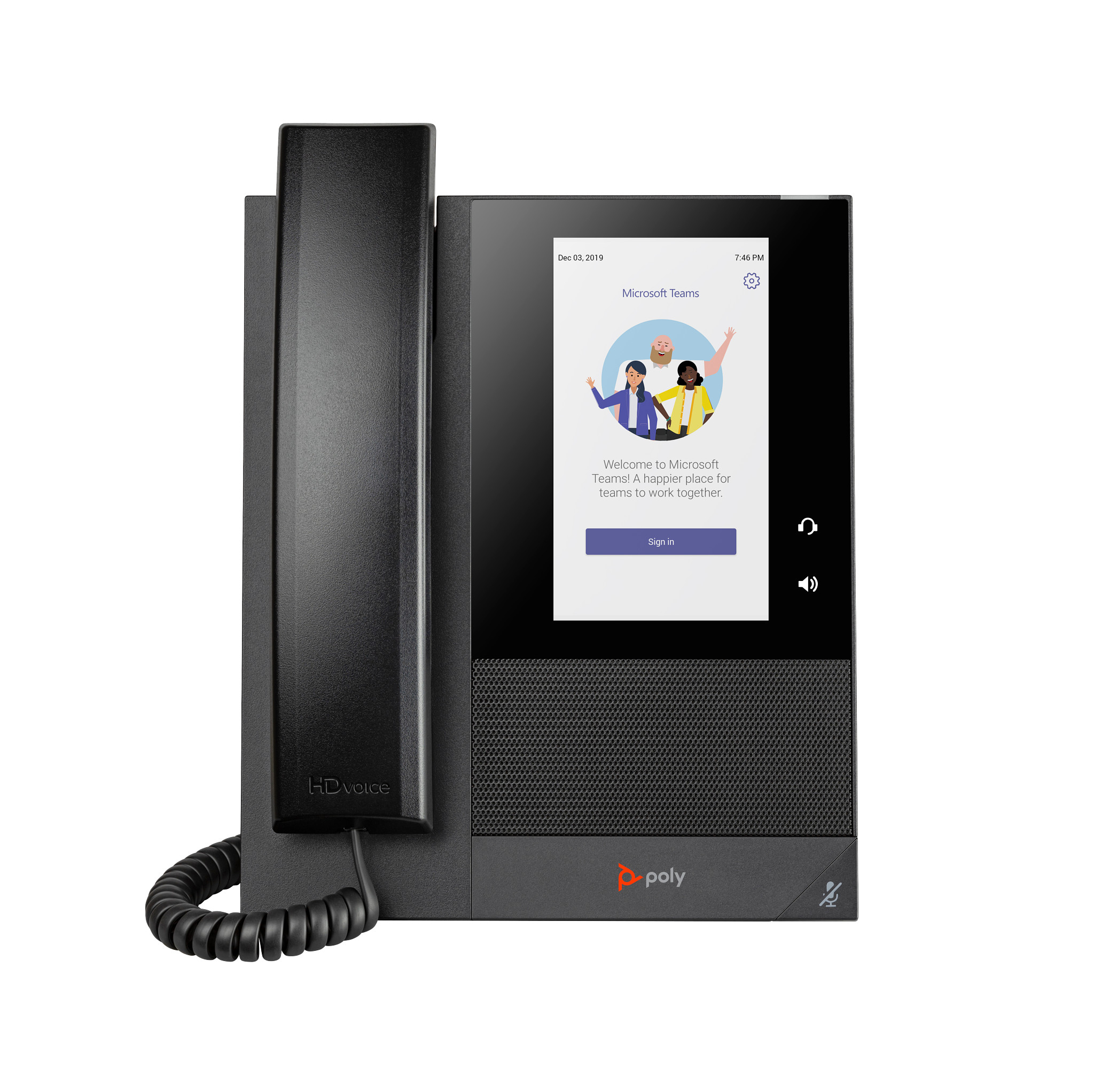 POLY CCX 400 Business Media Phone til Microsoft Teams og PoE-aktiveret