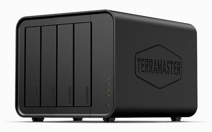 TerraMaster F4-424 NAS Desktop Intel® Core™ i5 i5-1235U 8 GB DDR5 Sort