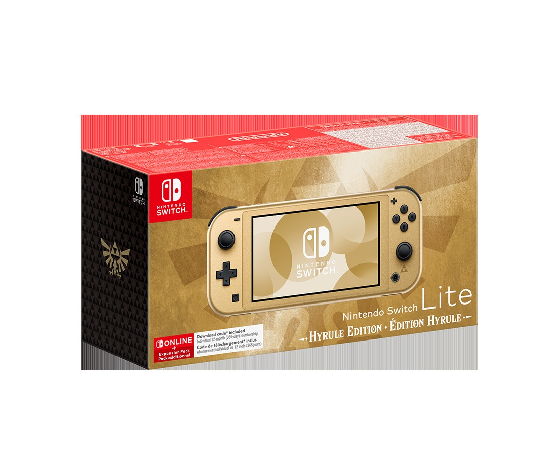 Nintendo Switch Lite Hyrule Edition bærbar spilkonsol 14 cm (5.5") 32 GB Berøringsskærm Wi-Fi Guld