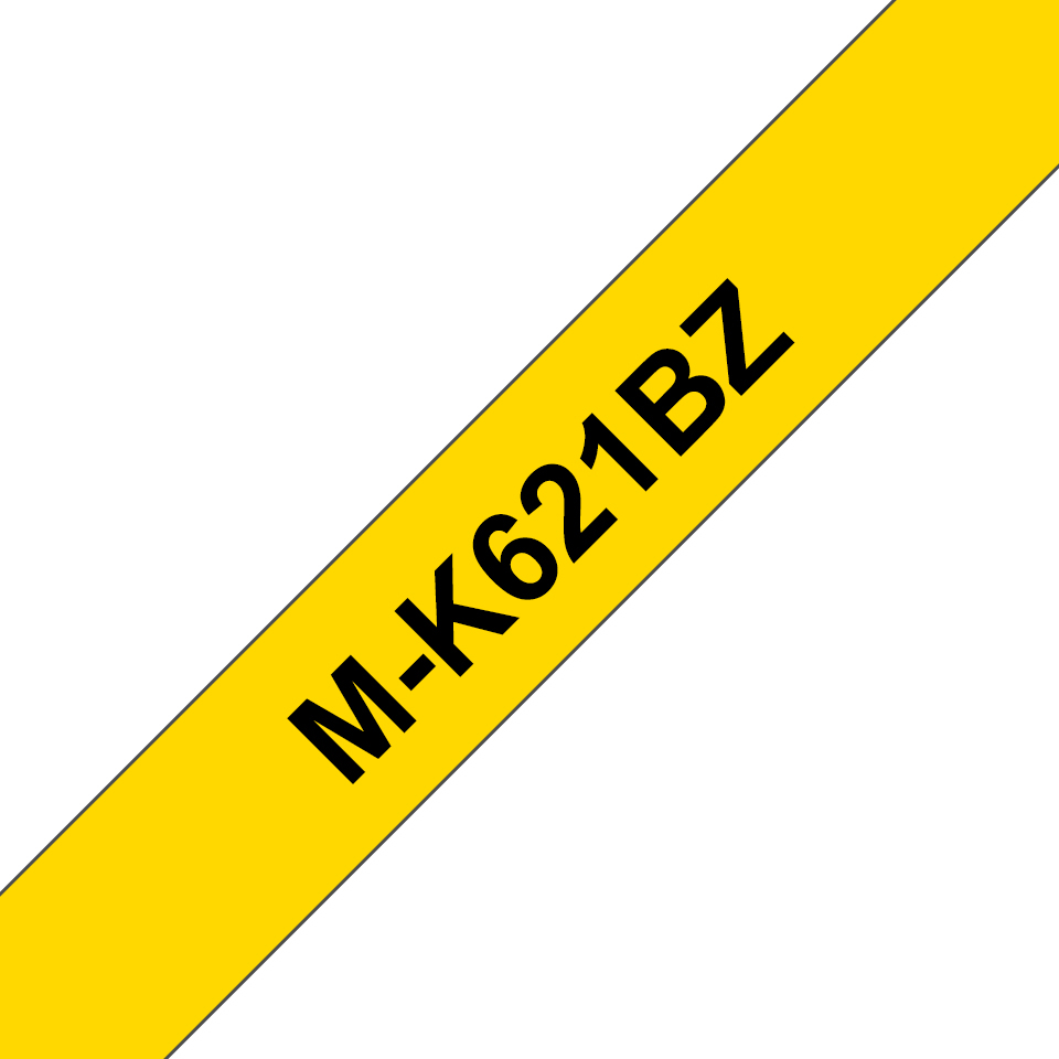 Brother M-K621BZ etiketbånd Sort på gul