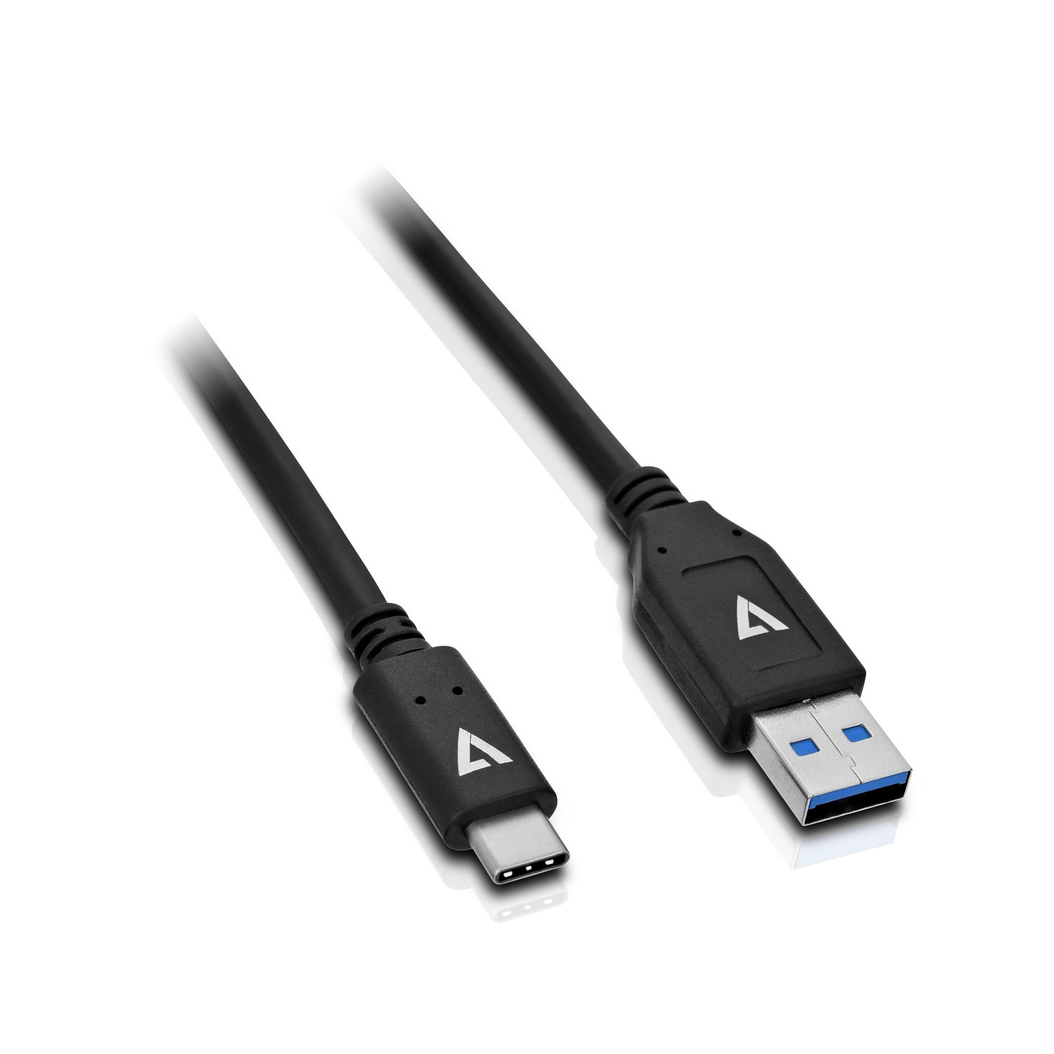 V7 V7U3.1AC-1M-BLK-1E USB-kabel USB 3.2 Gen 2 (3.1 Gen 2) USB A USB C Sort