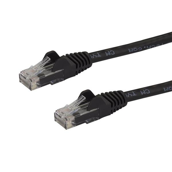 StarTech.com N6PATC50CMBK netværkskabel Sort 0,5 m Cat6 U/UTP (UTP)