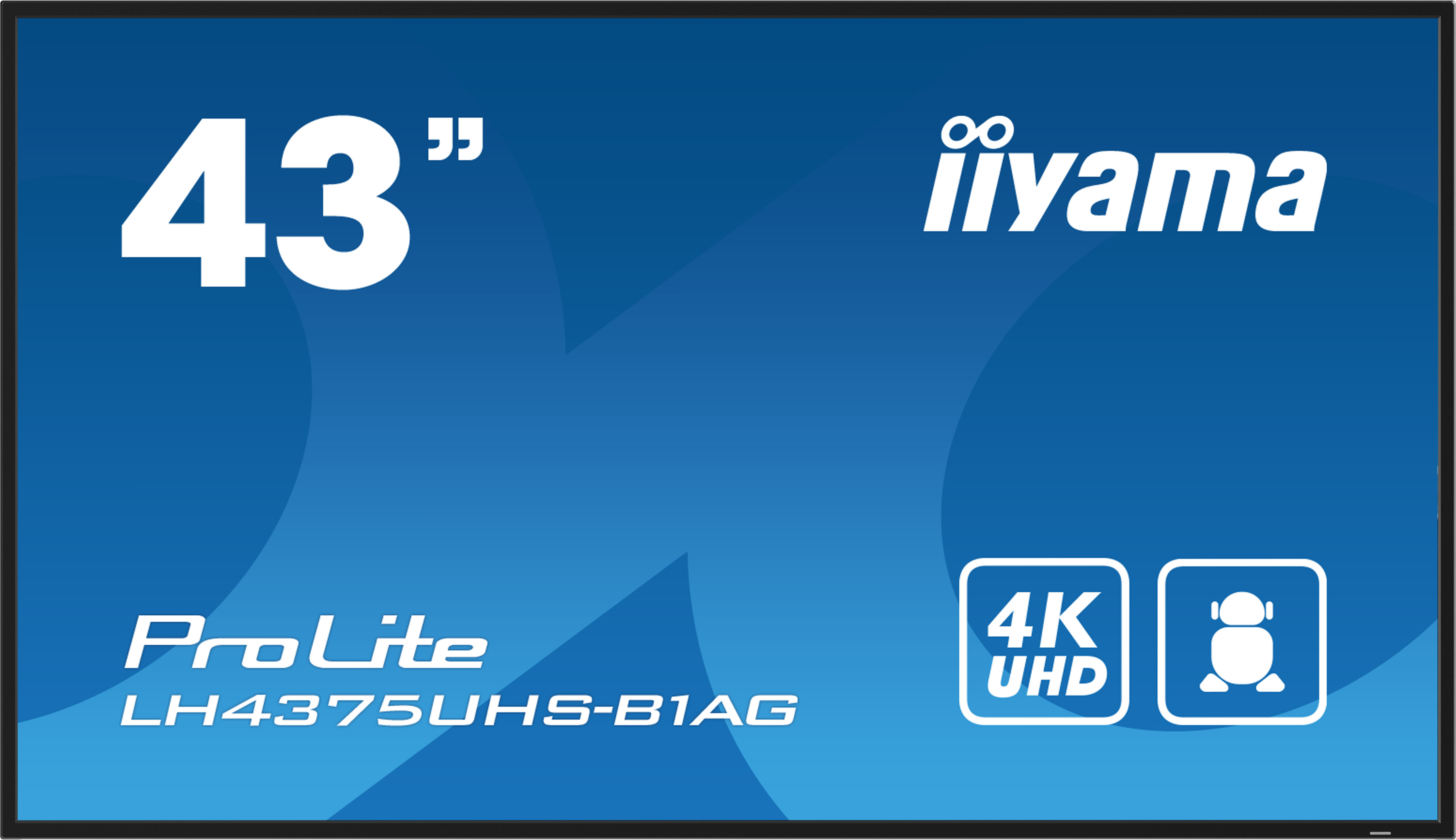 iiyama ProLite Digital fladpaneldisplay 108 cm (42.5") LCD Wi-Fi 500 cd/m² 4K Ultra HD Sort Indbygget processer Android 11 24/7