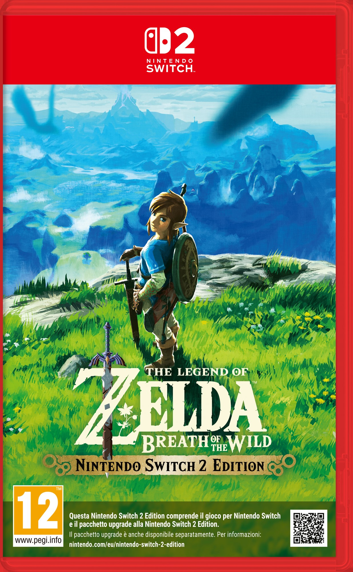 Nintendo The Legend Of Zelda: Breath Of The Wild - Switch 2 Edition Tysk, Hollandsk, Engelsk, Spansk, Fransk, Italiensk, Japansk, Koreansk, Russisk Nintendo Switch 2