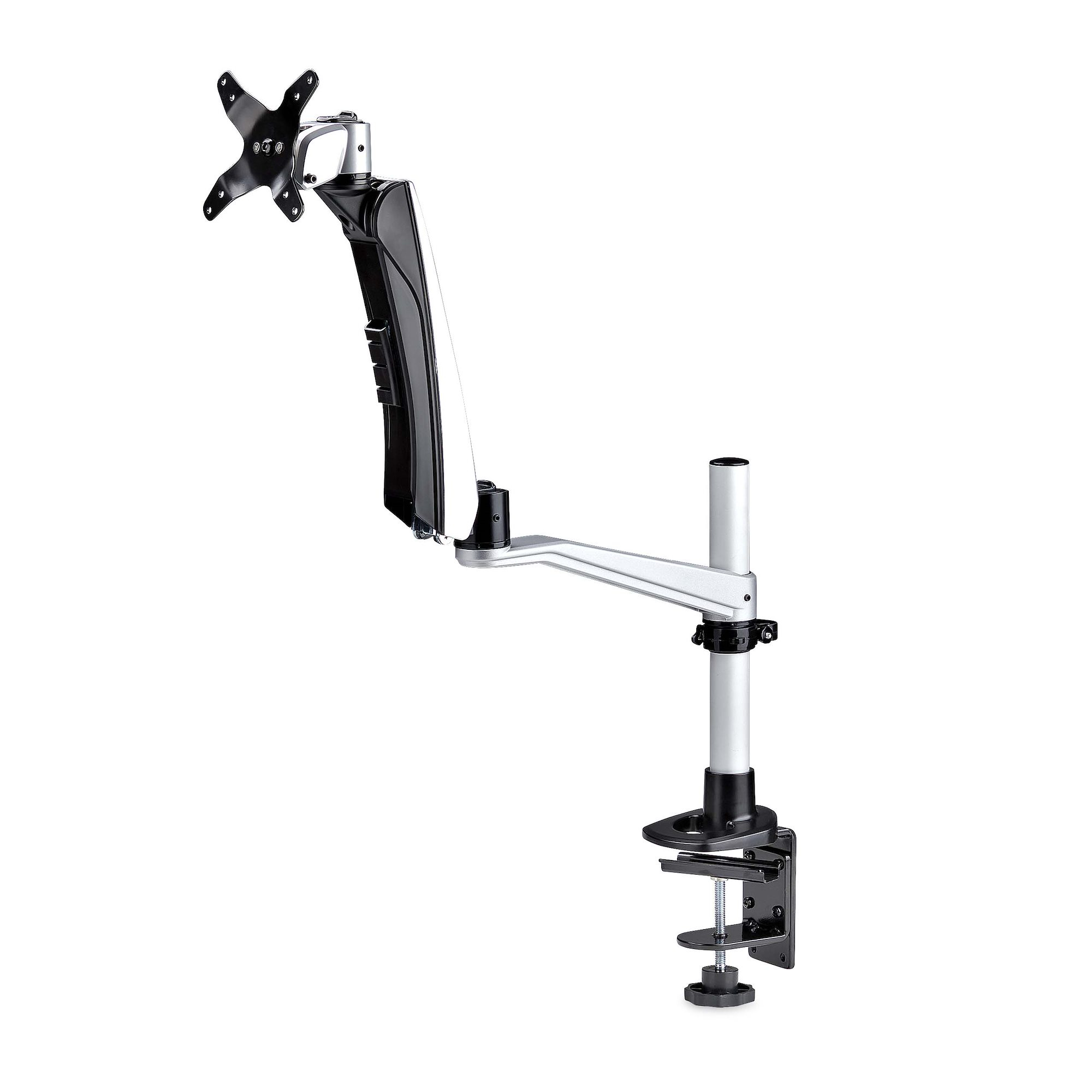 StarTech.com 1MP1ACG-MONITOR-ARM skærmbeslag og -stativer 76,2 cm (30") Skrivebord Sort, Sølv