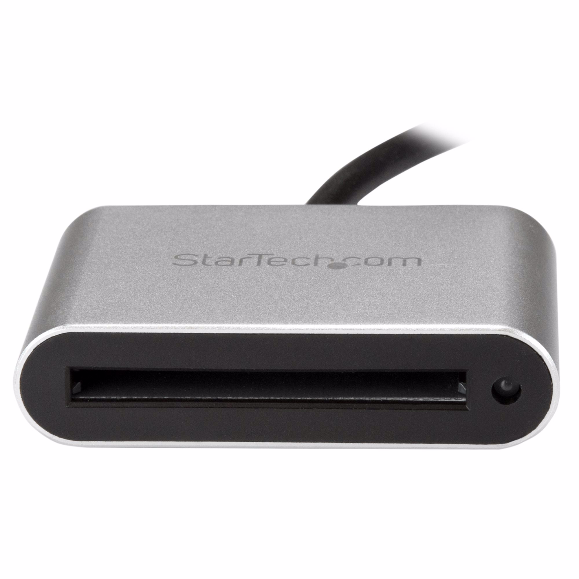 StarTech.com CFASTRWU3 kortlæser USB 3.2 Gen 1 (3.1 Gen 1) Sort, Sølv