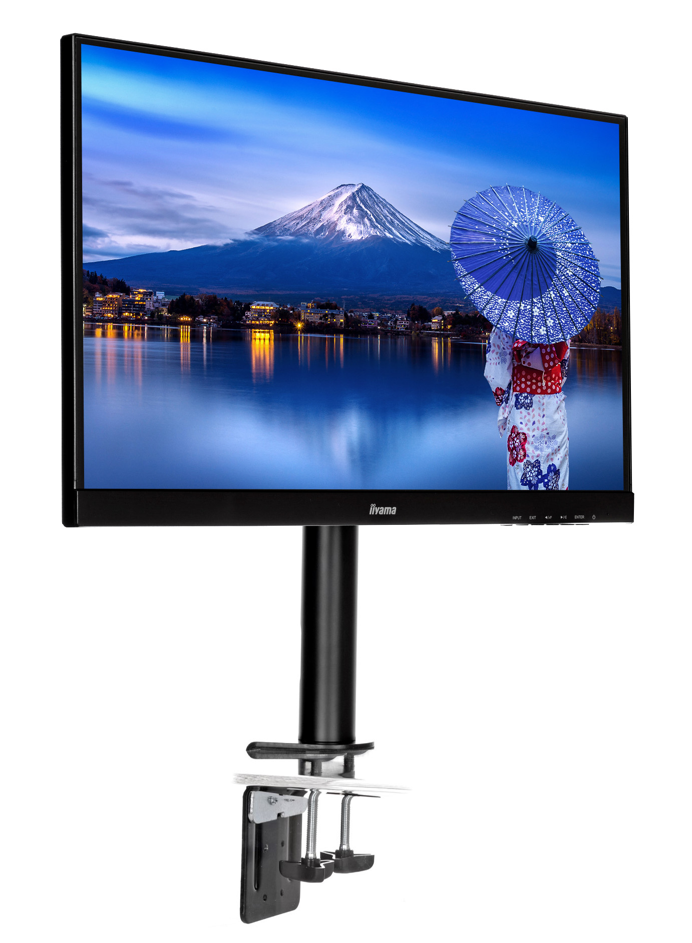 iiyama DS1001C-B1 skærmbeslag og -stativer 81,3 cm (32") Skrivebord Sort