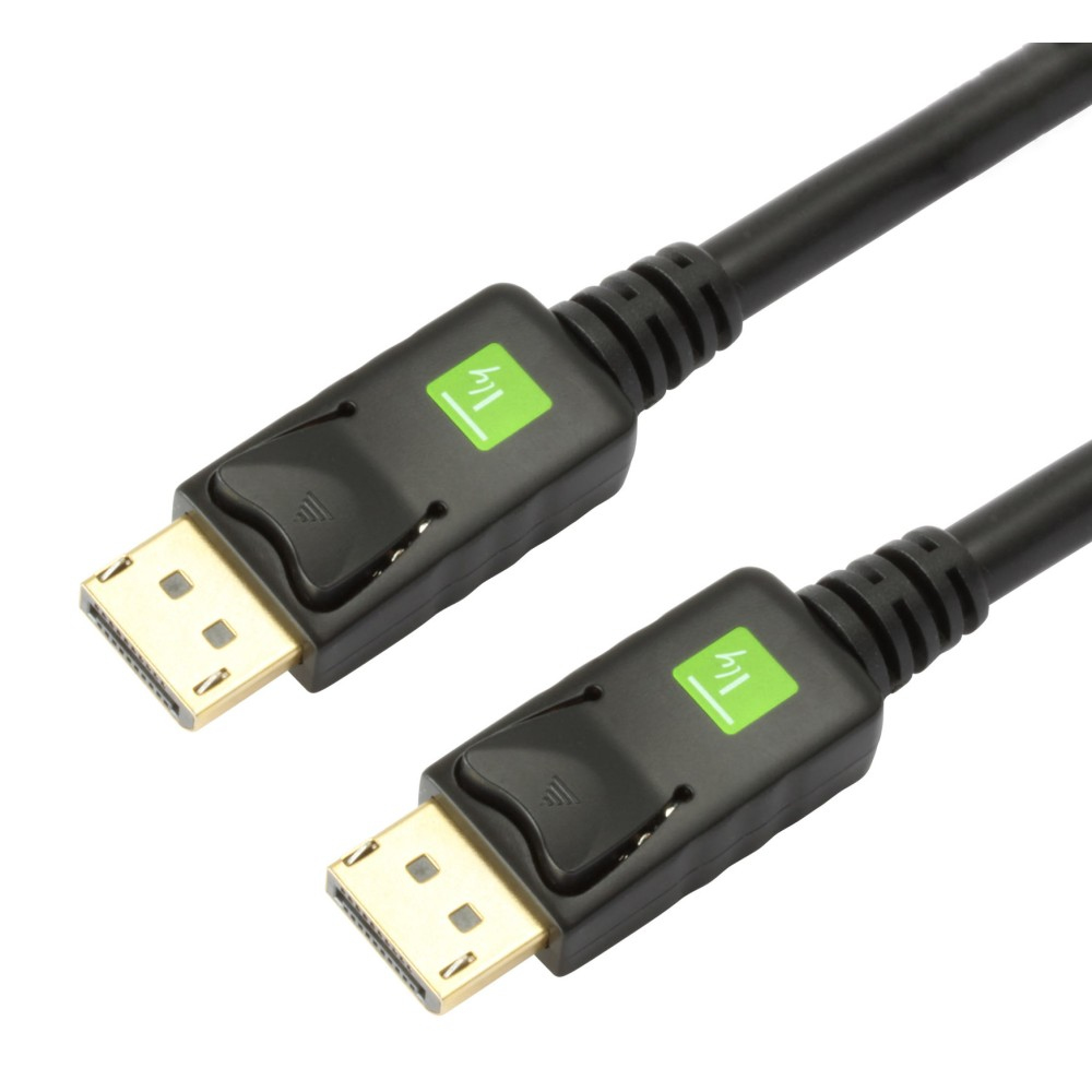 Techly Audio/Video DisplayPort M/M 0.5m Black ICOC DSP-A-005 0,5 m Sort