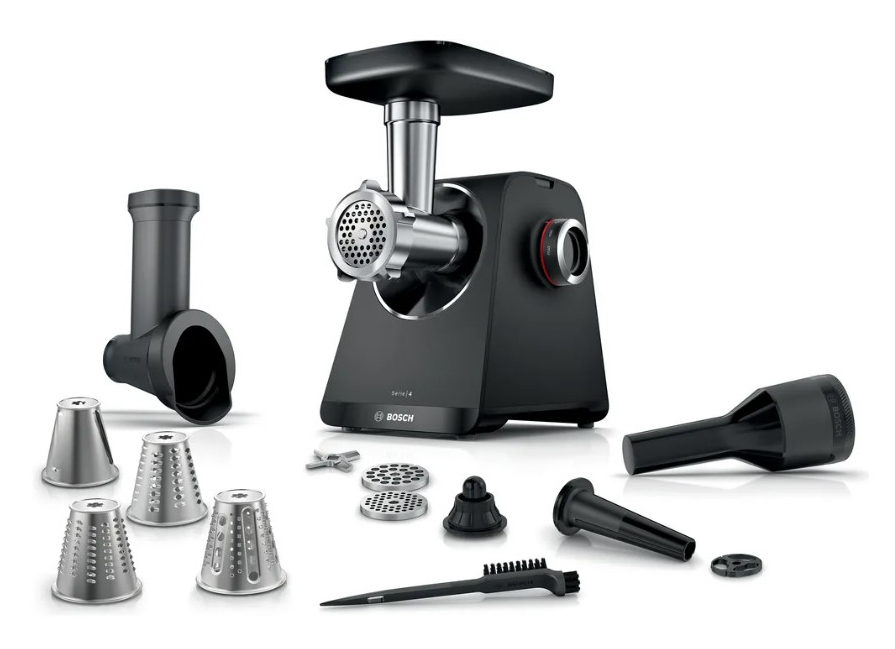 Bosch MFWS440B kødhakker 1900 W Sort, Sølv