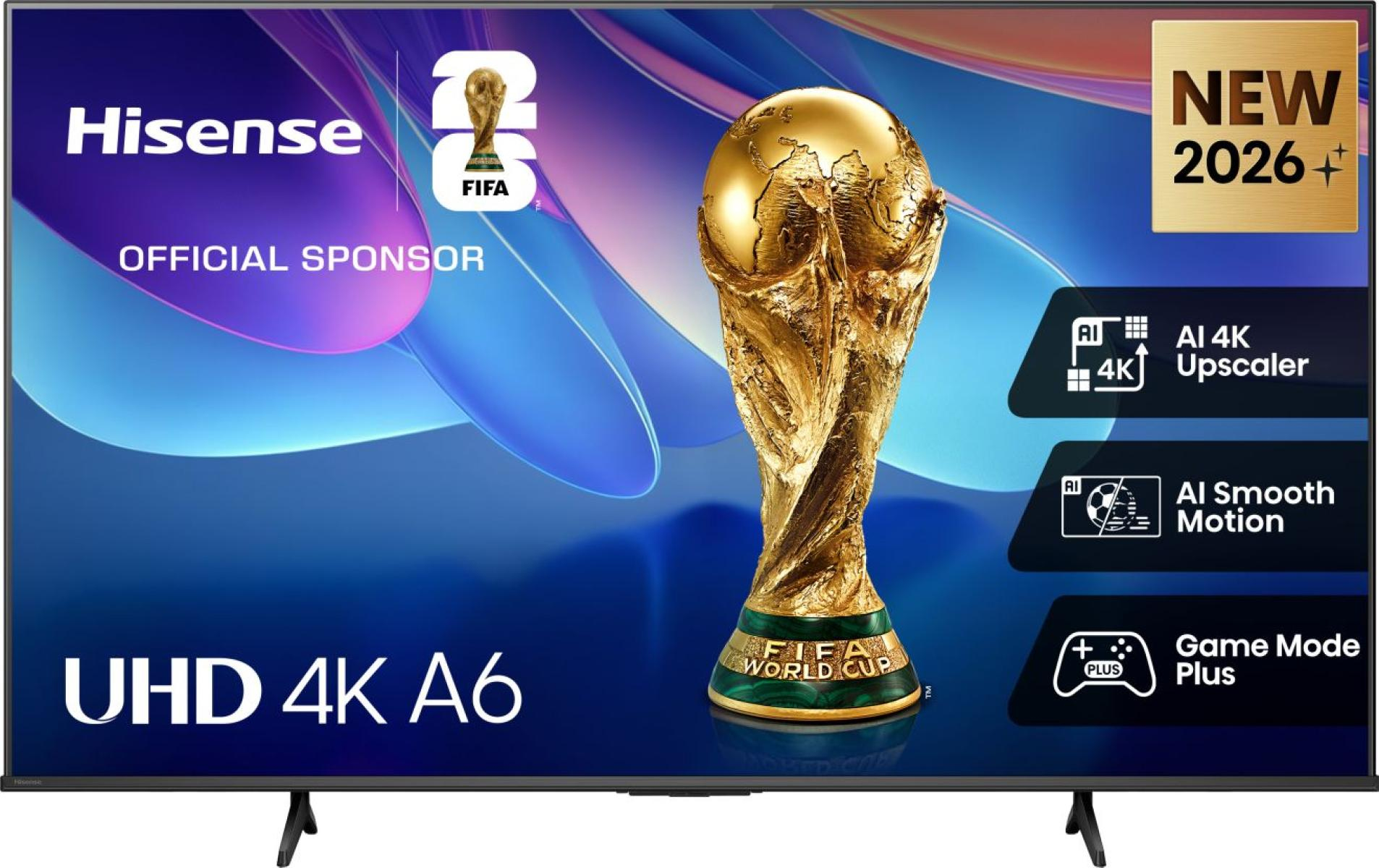 Hisense 50A6S 127 cm (50") 4K Ultra HD Smart TV Wi-Fi Sort