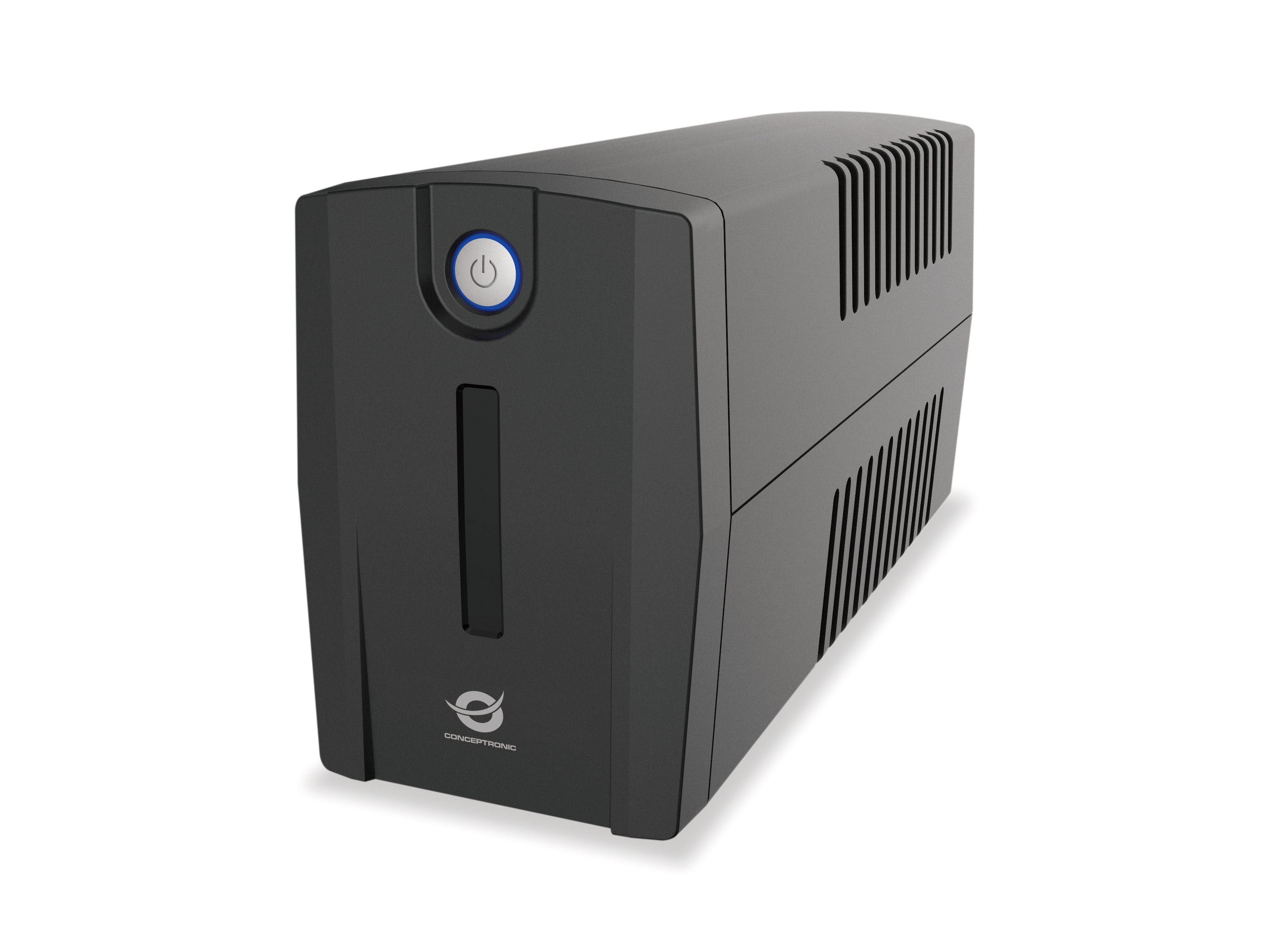 Conceptronic ZEUS01G UPS-enhed Interaktivt indgangsstik 0,65 kVA 360 W 2 AC stikkontakt(er)
