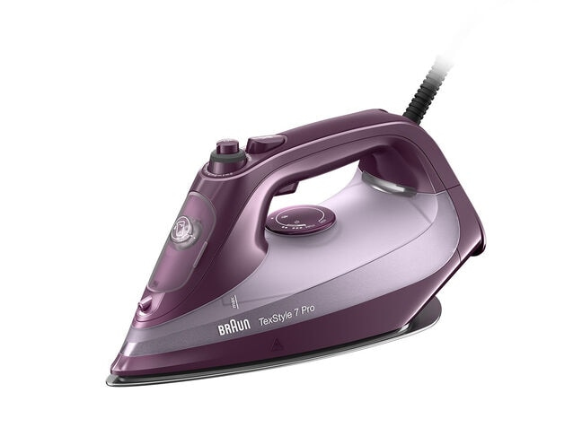 Braun TexStyle 7 Pro SI 7181 VI strygejern Tør & dampstrygejern EloxalPlus soleplate 3100 W Violet