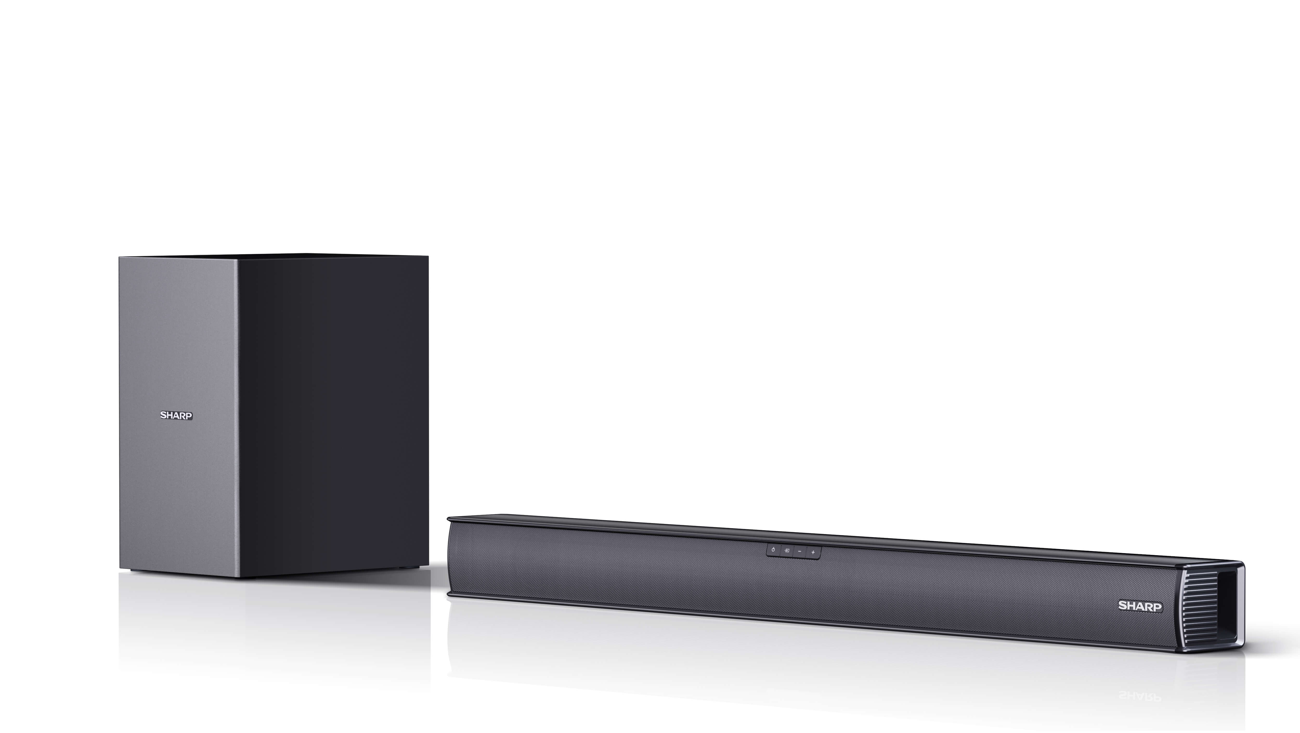 Sharp HT-SBW182 SoundBar højttaler Sort 2.1 kanaler 160 W
