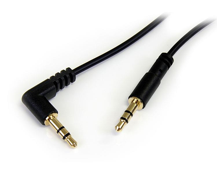 StarTech.com MU3MMSRA lydkabel 0,91 m 3.5mm Sort
