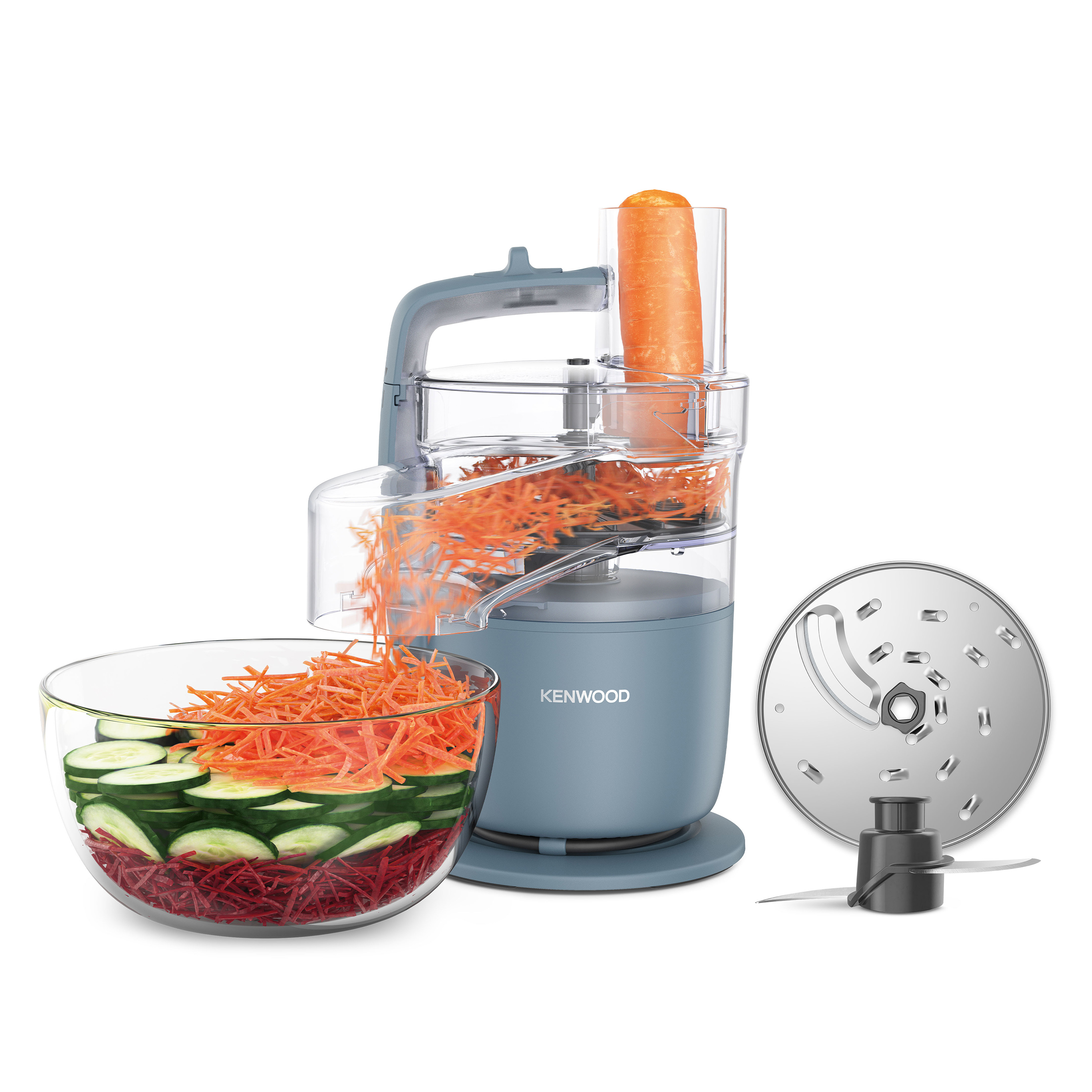 Kenwood MultiPro Go foodprocessor 650 W 1,3 L Blå