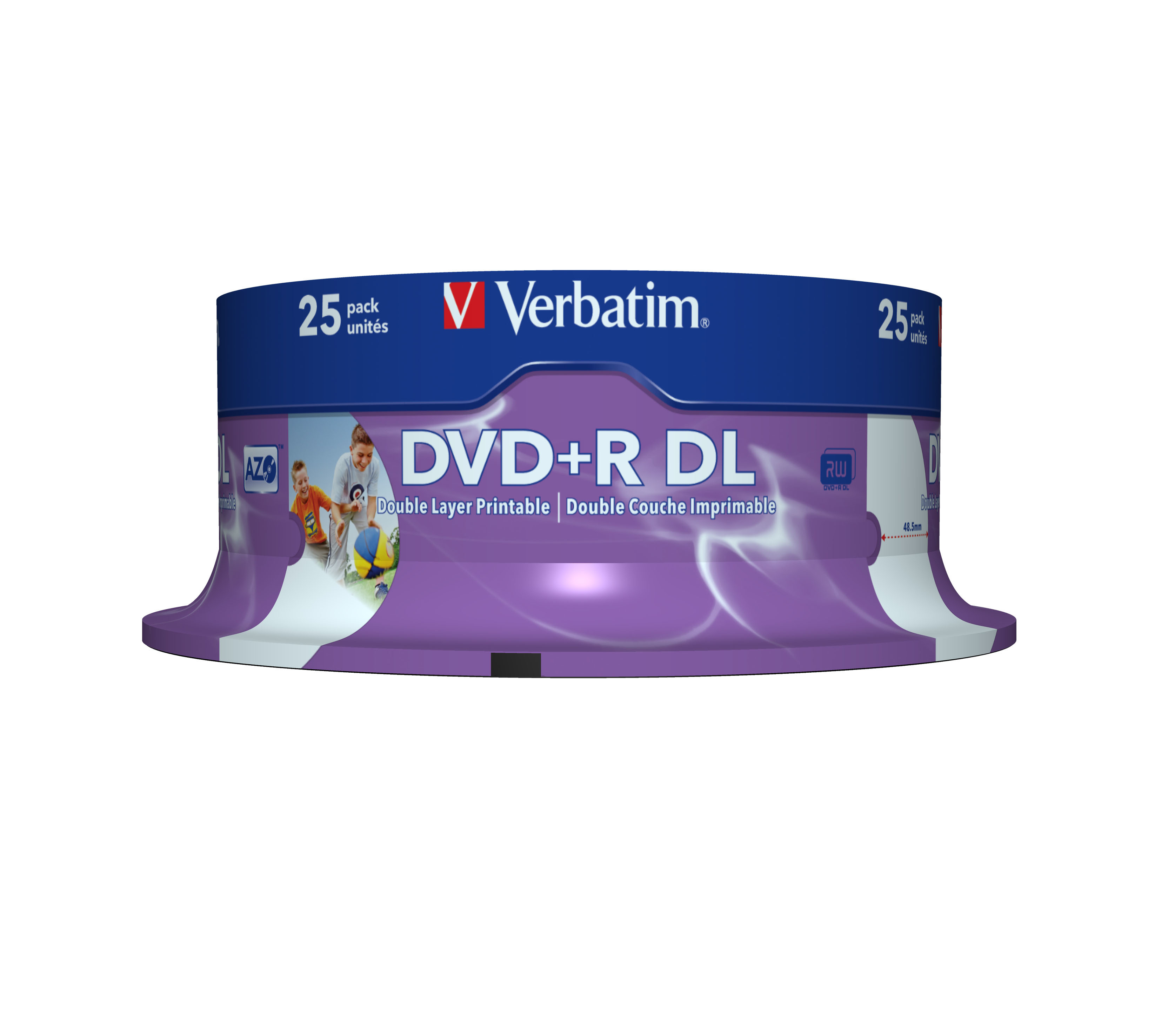 Verbatim 43667 tom DVD 8,5 GB DVD+R DL 25 stk