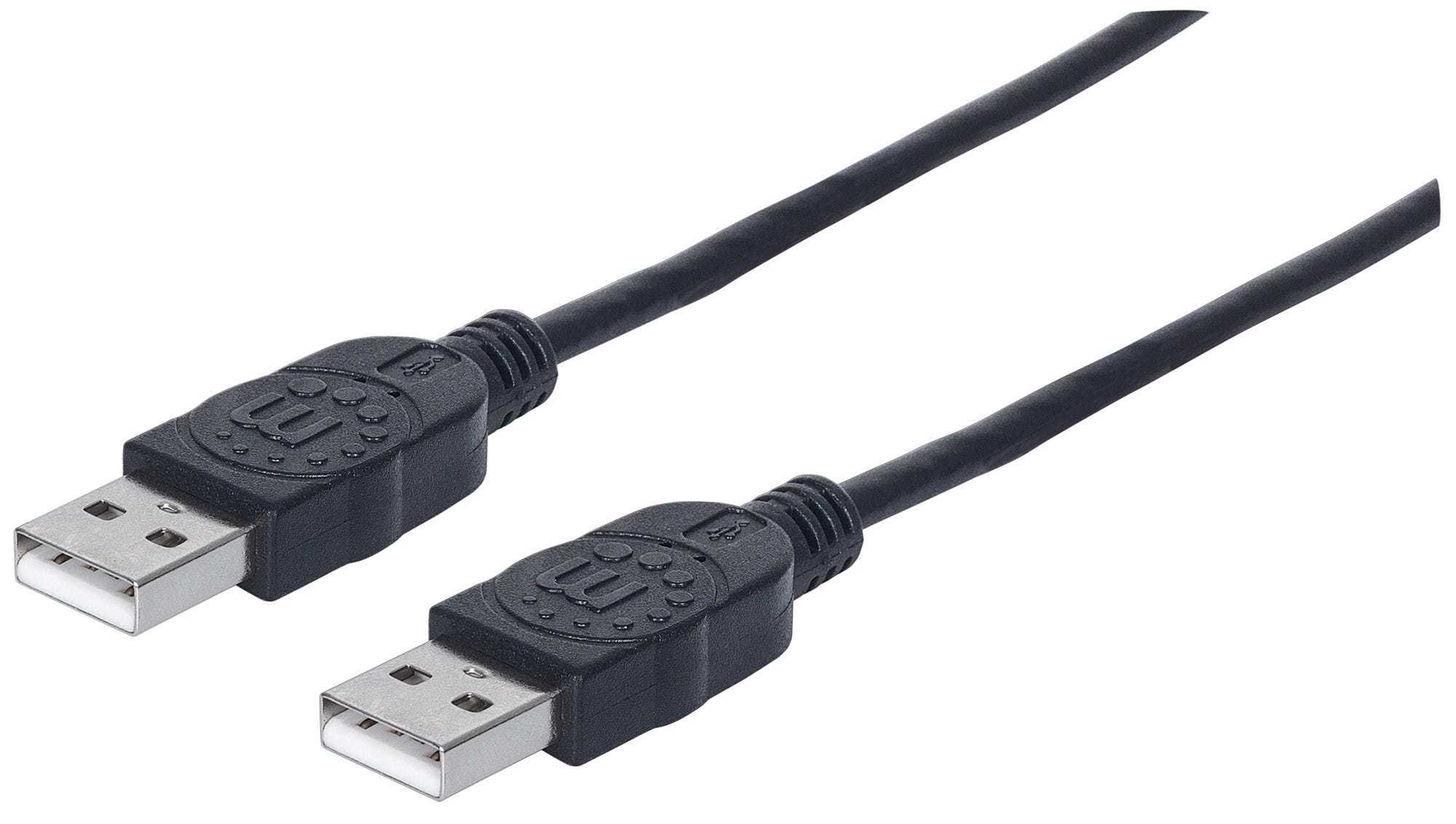 Manhattan 353892 USB-kabel USB 2.0 1 m USB A Sort