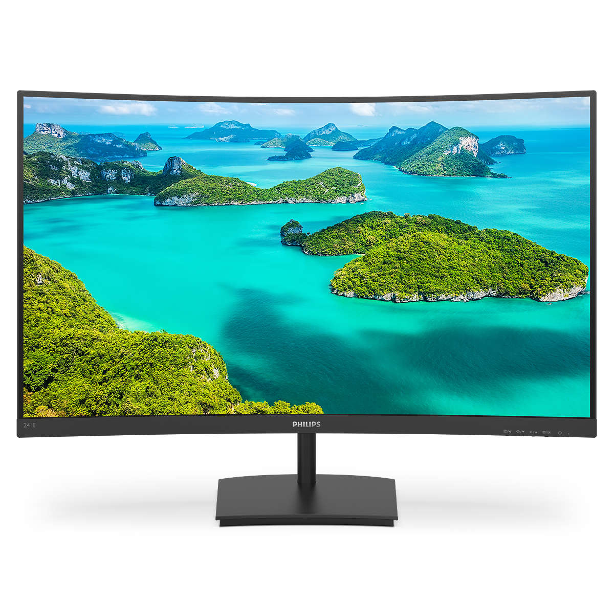 Philips E Line 241E1SCA/00 computerskærm 59,9 cm (23.6") 1920 x 1080 pixel Fuld HD LCD Sort