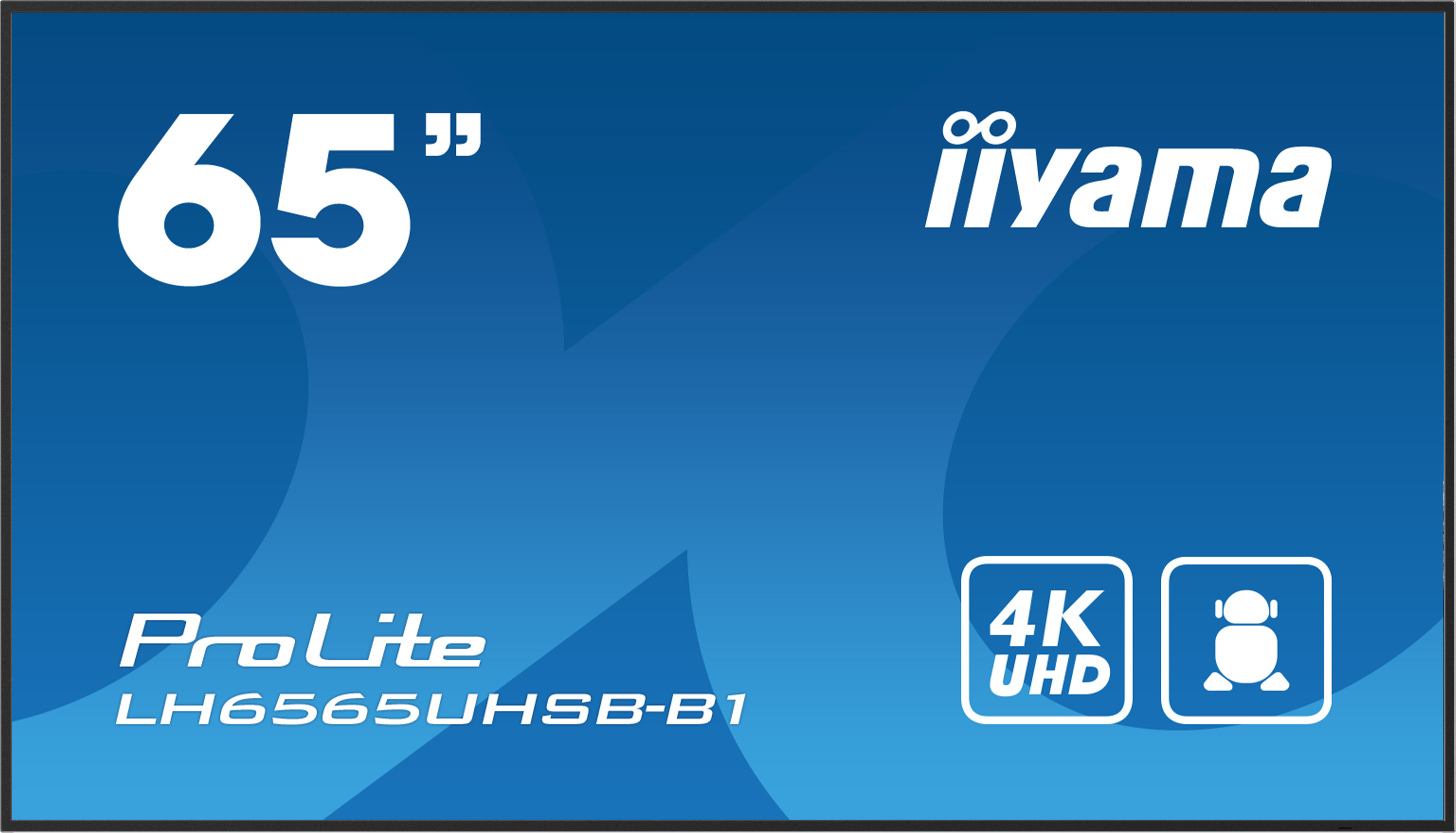 iiyama ProLite Digital fladpaneldisplay 163,8 cm (64.5") LCD Wi-Fi 500 cd/m² 4K Ultra HD Sort Indbygget processer Android 11 24/7