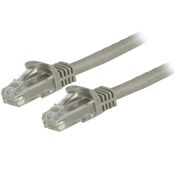 StarTech.com N6PATC150CMGR netværkskabel Grå 1,5 m Cat6 U/UTP (UTP)