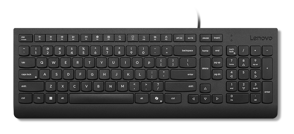 Lenovo 4Y41R64647 tastatur Hjemme/kontor USB Tysk Sort