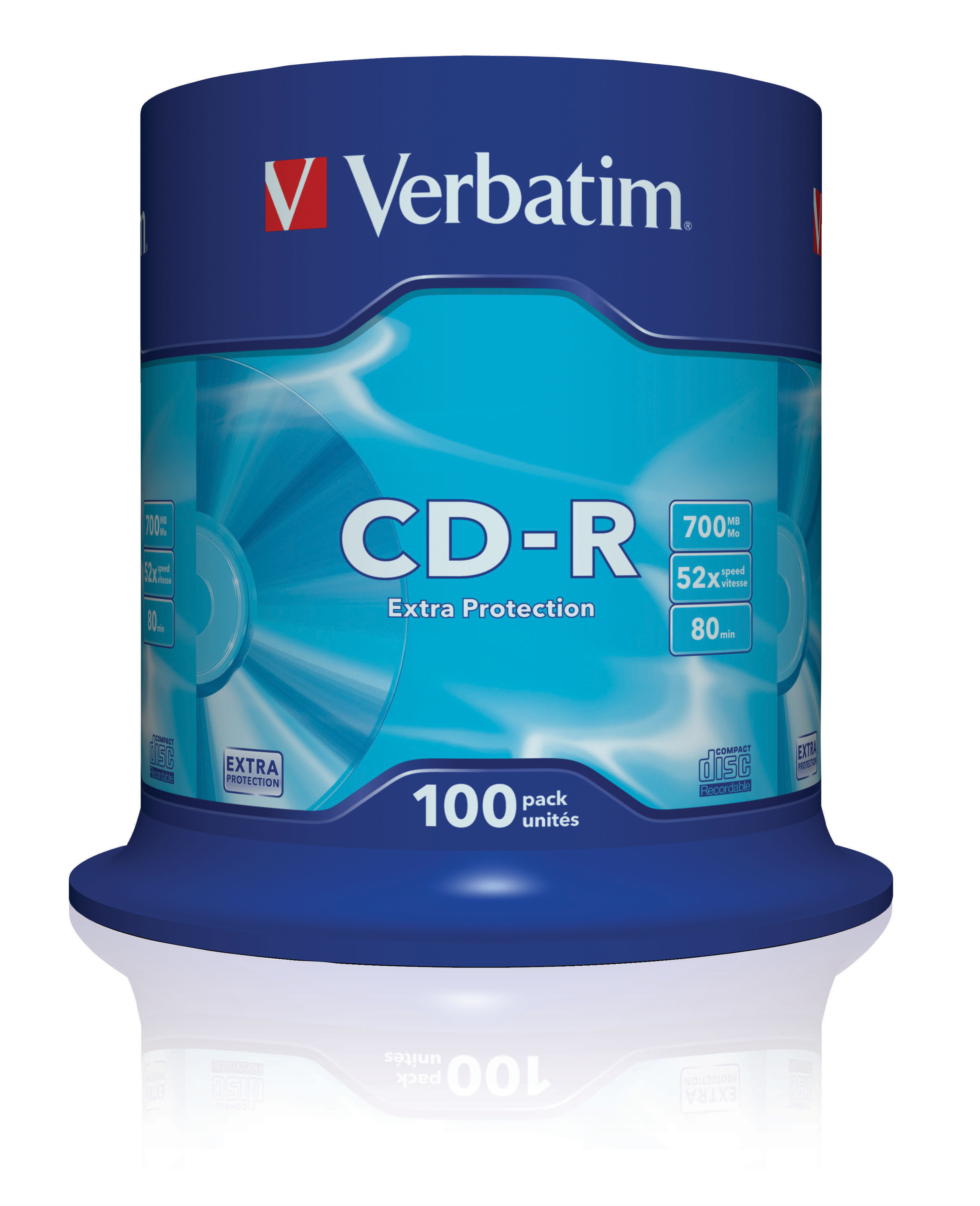 Verbatim CD-R Extra Protection 700 MB 52x 100 stk