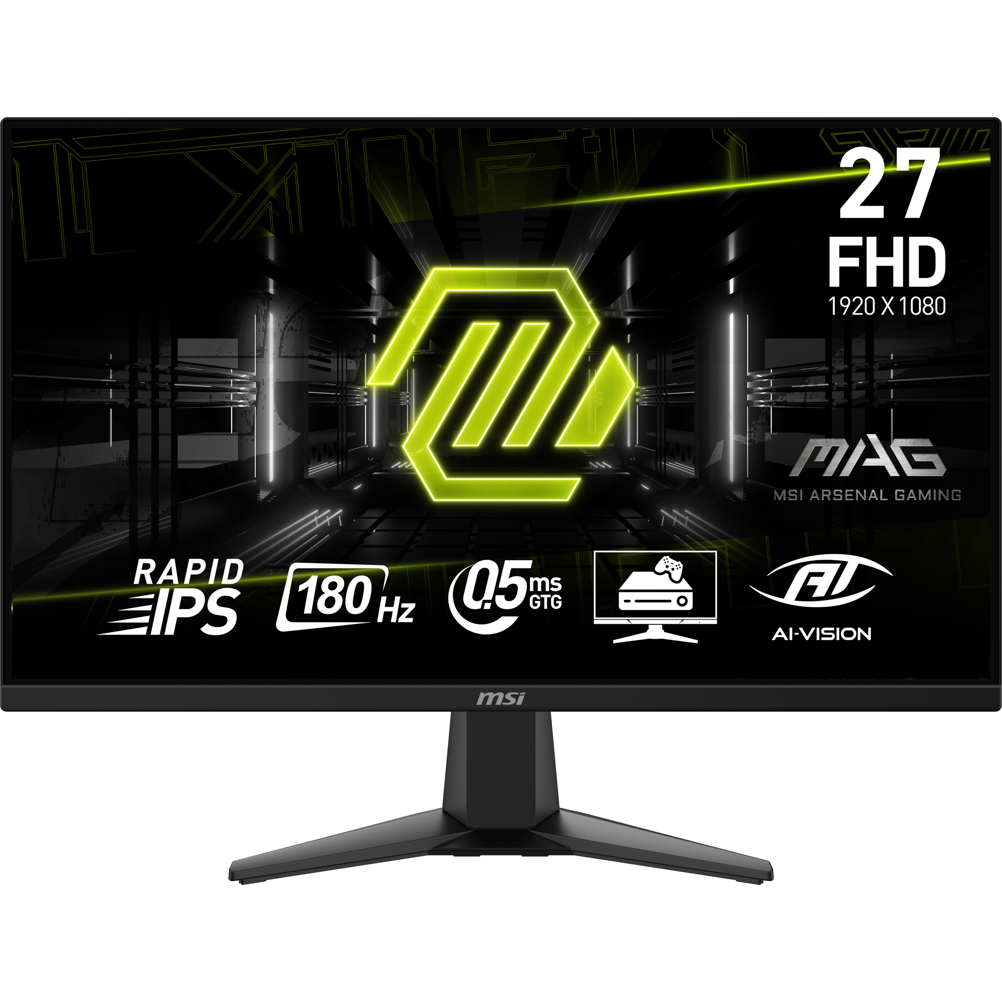 MSI MAG 275F computerskærm 68,6 cm (27") 1920 x 1080 pixel Fuld HD Sort
