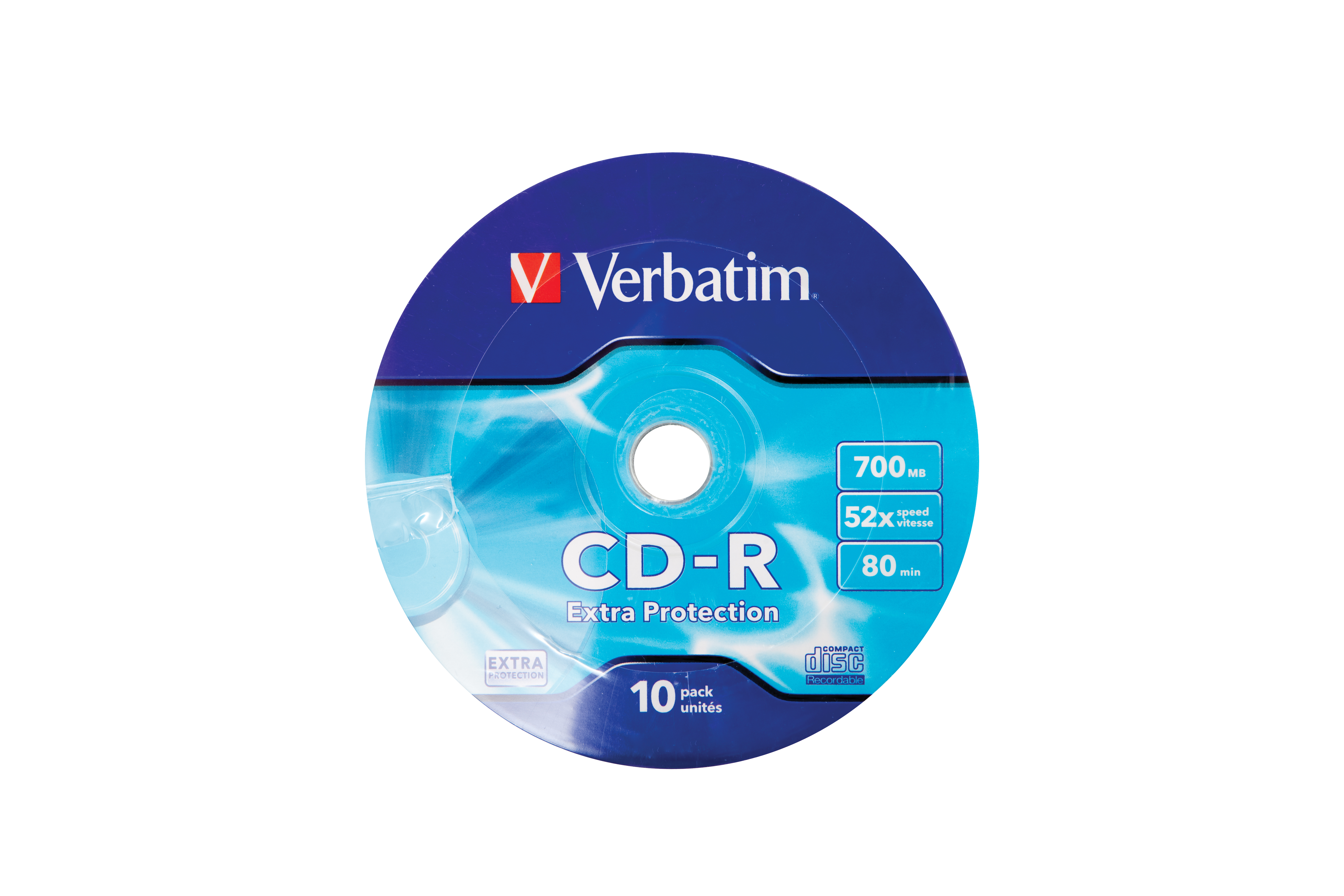 Verbatim CD-R 52X 700MB 10PK OPS Wrap EP 10 stk