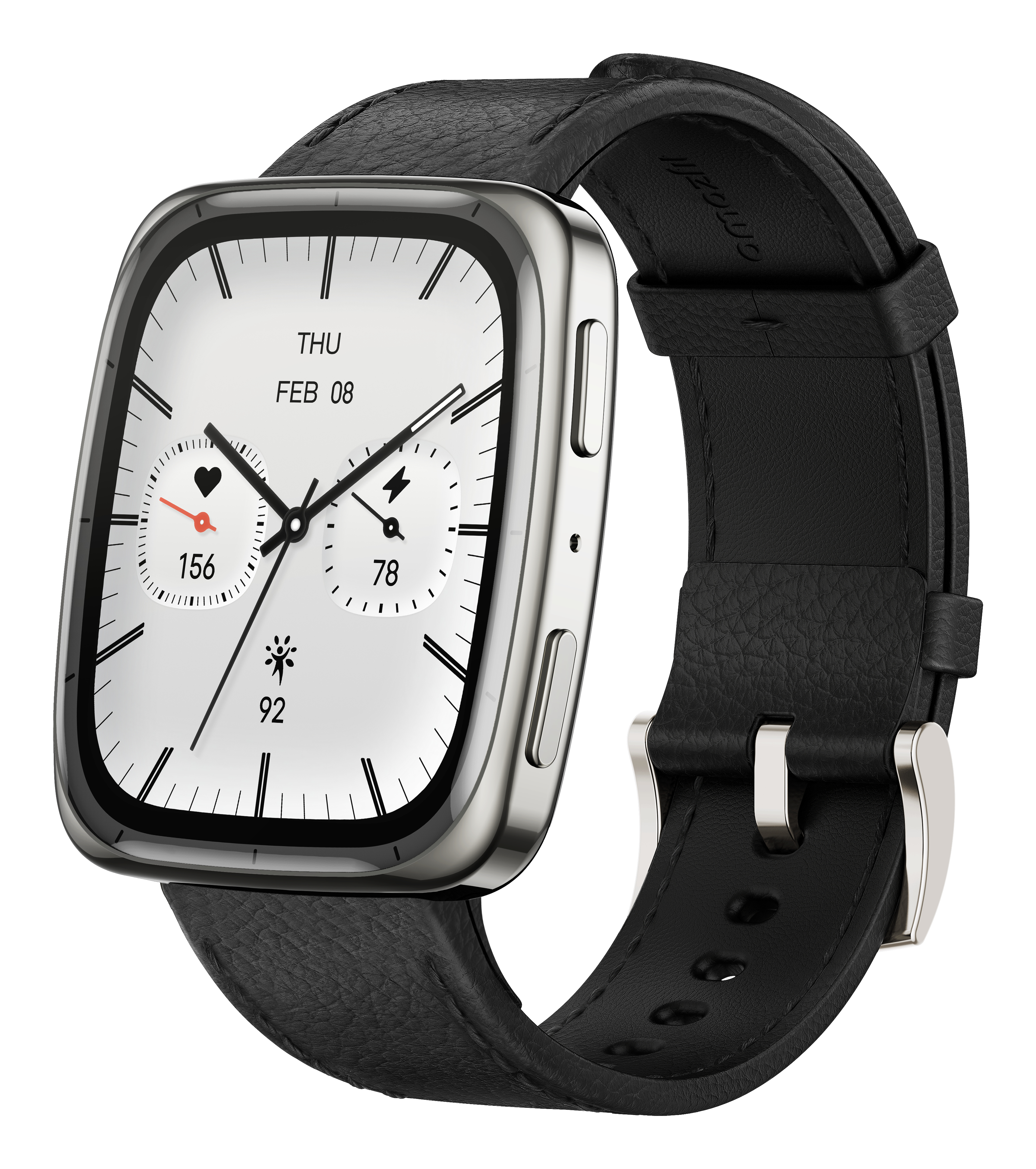 Amazfit Active 2 4,45 cm (1.75") AMOLED Digital 390 x 450 pixel Berøringsskærm Rustfrit stål