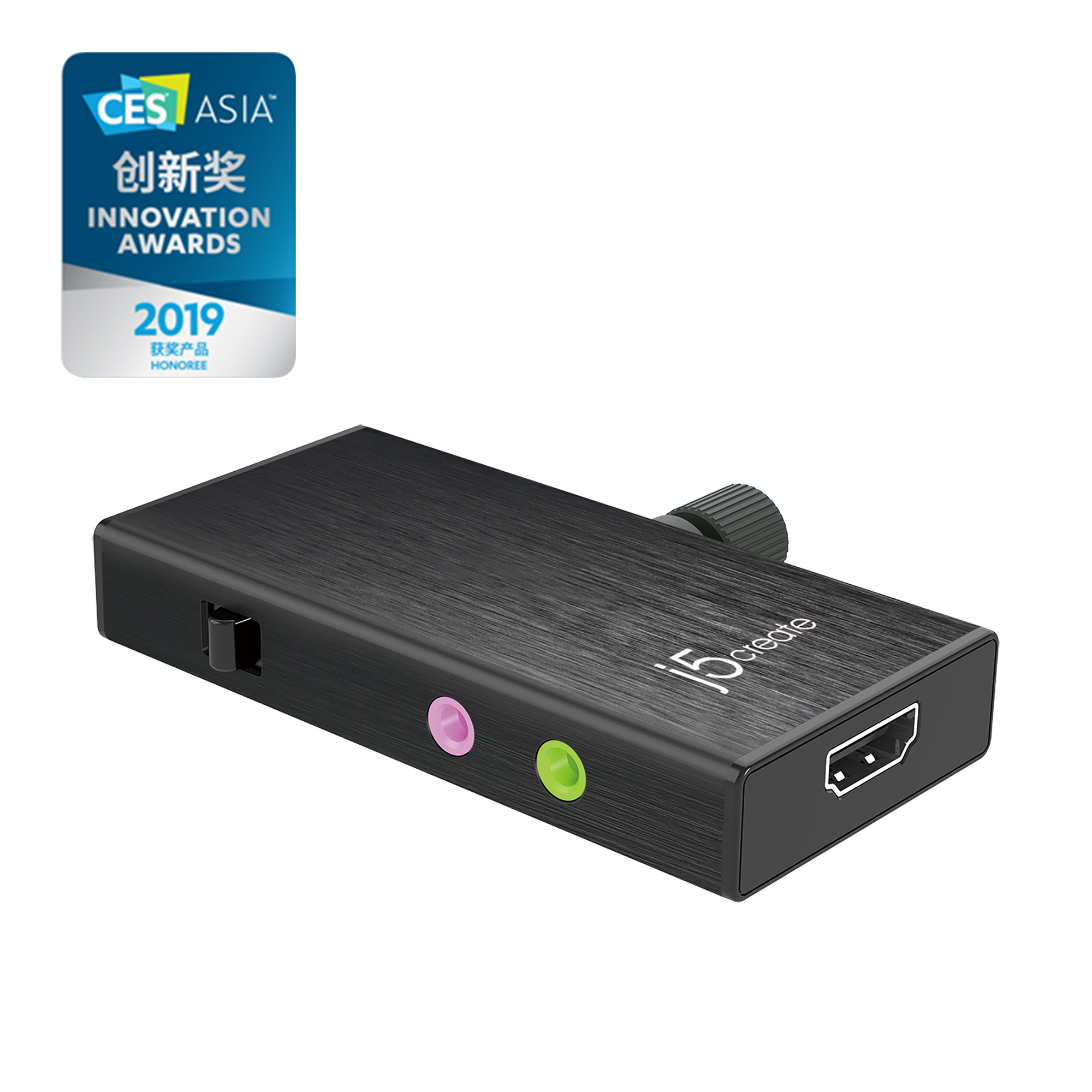j5create JVA02-N Live optagelsesadapter HDMI™ til USB-C™ med strømforsyning