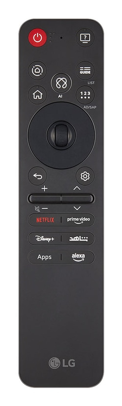 LG MR25GA.AEU fjernbetjening TV Trykknapper/hjul, Stemme