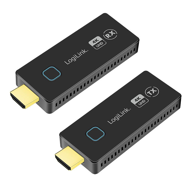 LogiLink HDW0102 AV forlænger AV sender & modtager Sort