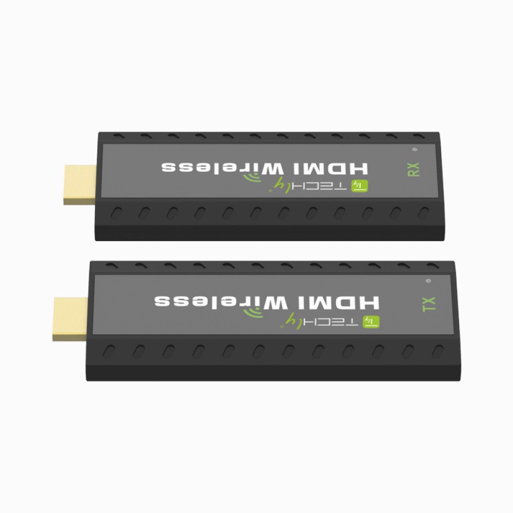 Techly IDATA HDMI-WL53 AV forlænger AV sender & modtager Sort