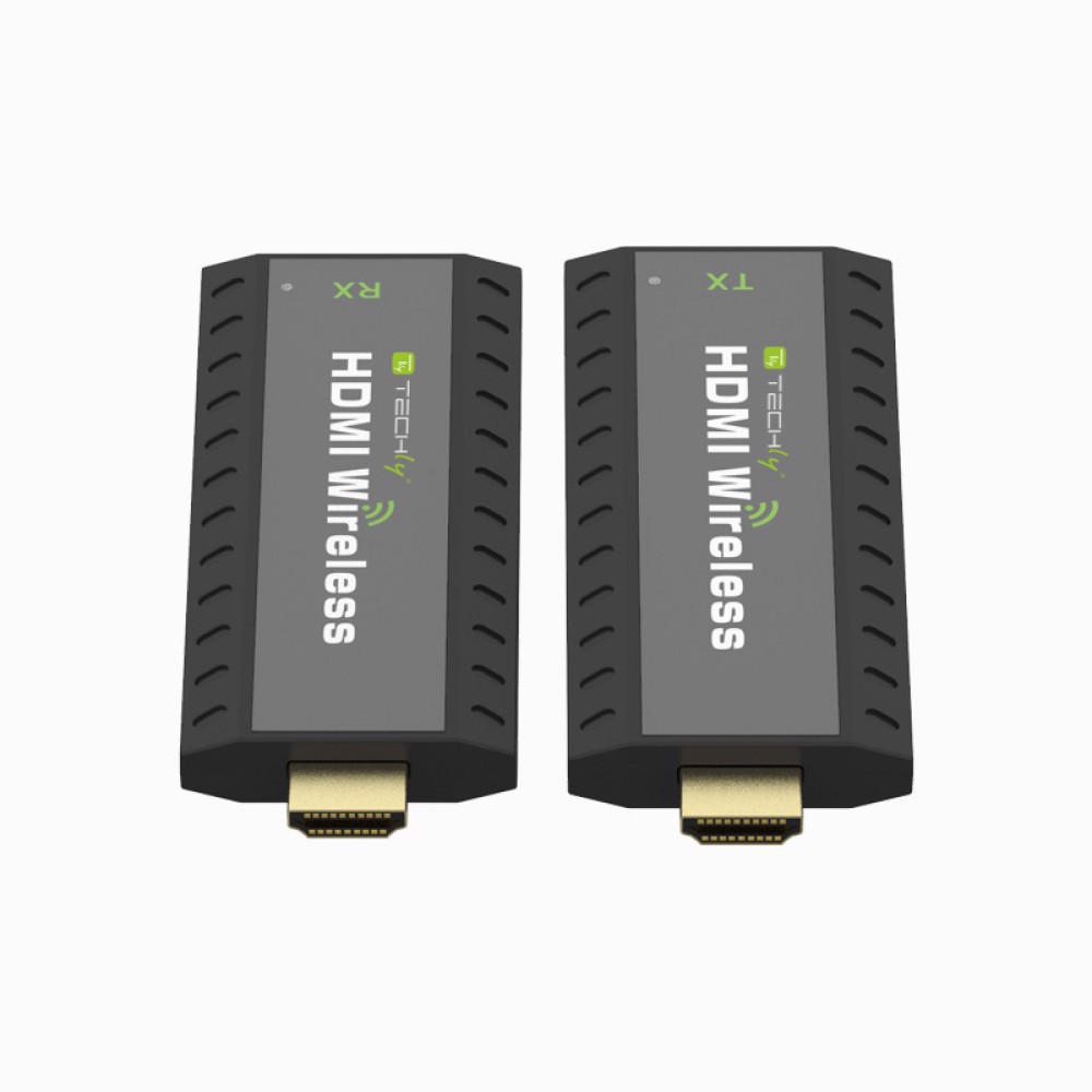 Techly IDATA HDMI-WL53 AV forlænger AV sender & modtager Sort