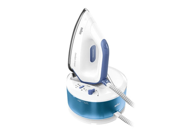 Braun CareStyle Compact IS 2143 BL 2400 W 1,5 L EloxalPlus soleplate Blå, Hvid