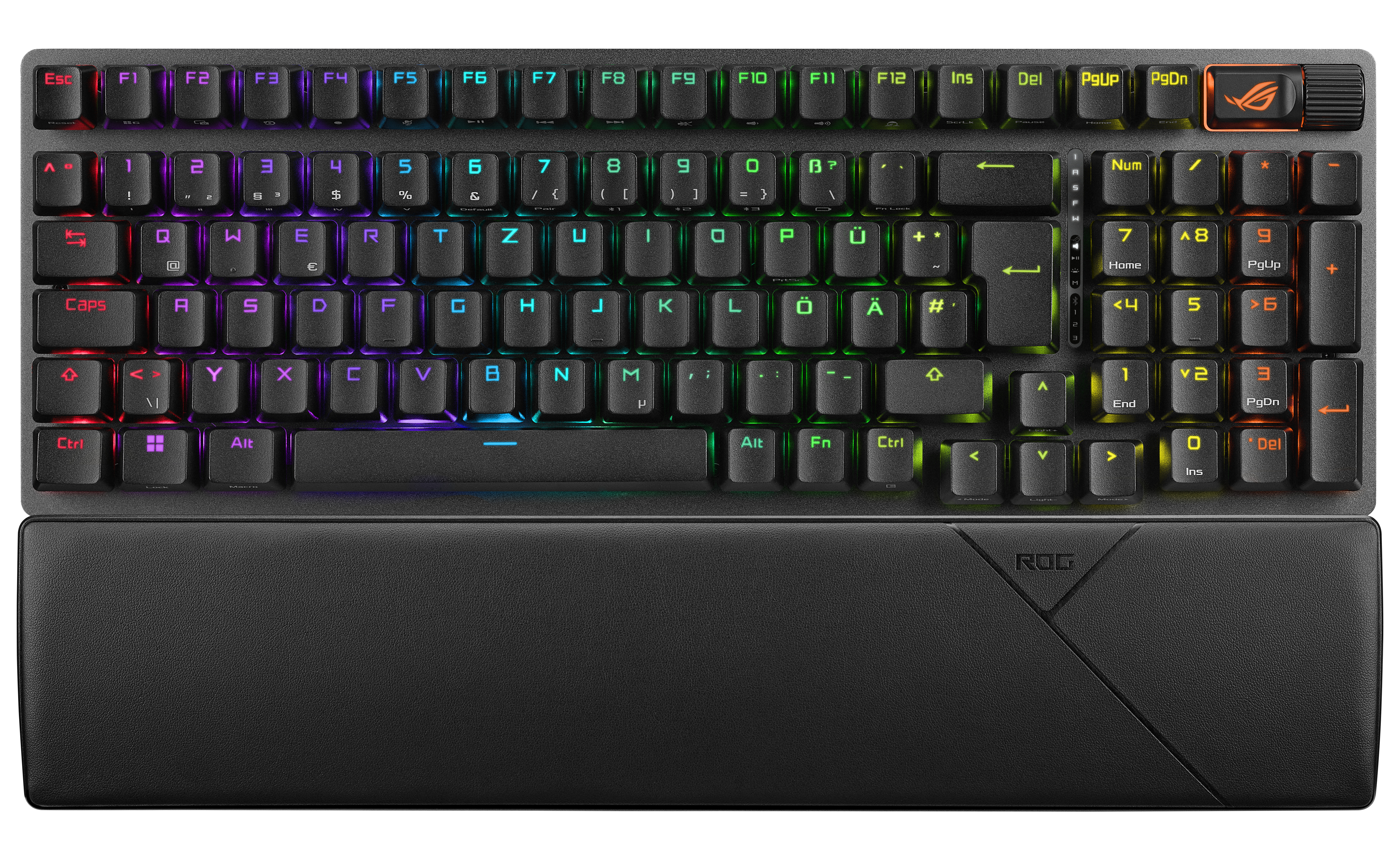 ASUS ROG Strix Scope II 96 tastatur Spil USB + RF Wireless + Bluetooth QWERTY Sort