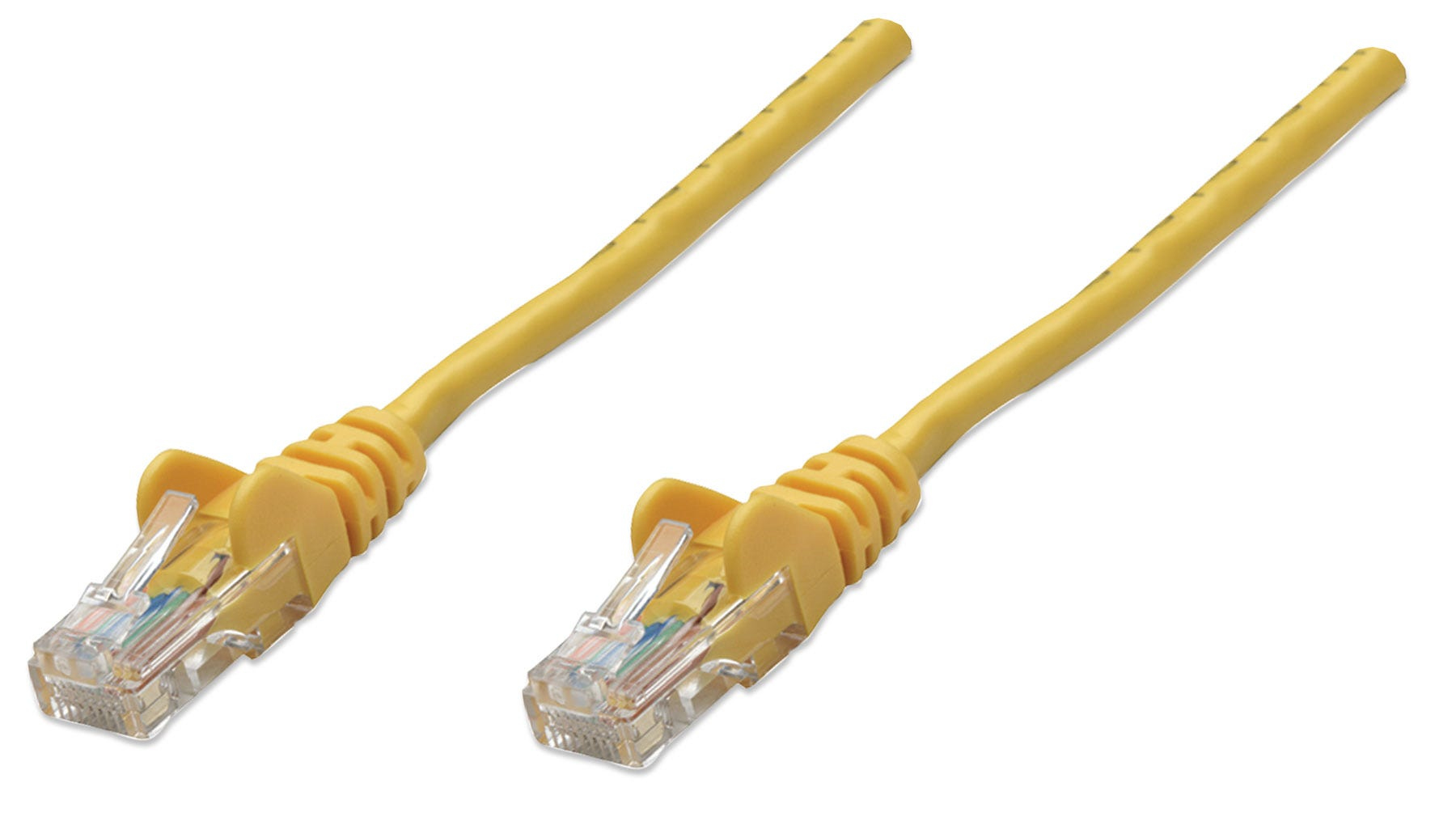 Intellinet RJ-45 M/M, 10m netværkskabel Gul Cat5e U/UTP (UTP)