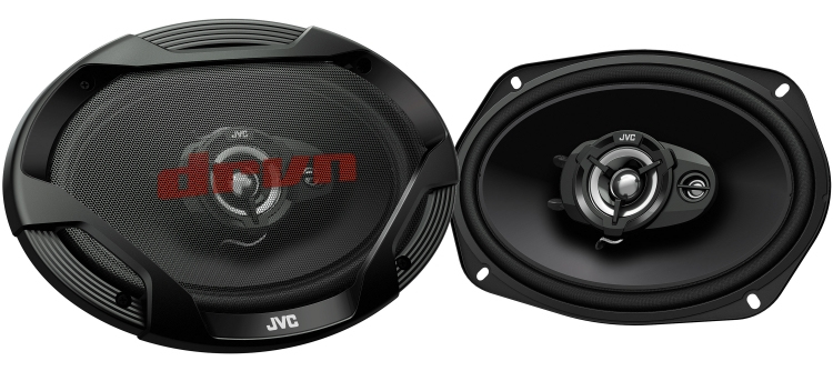 JVC CS-DR6932 bilhøjttaler Rund 3-vejs 500 W 1 stk