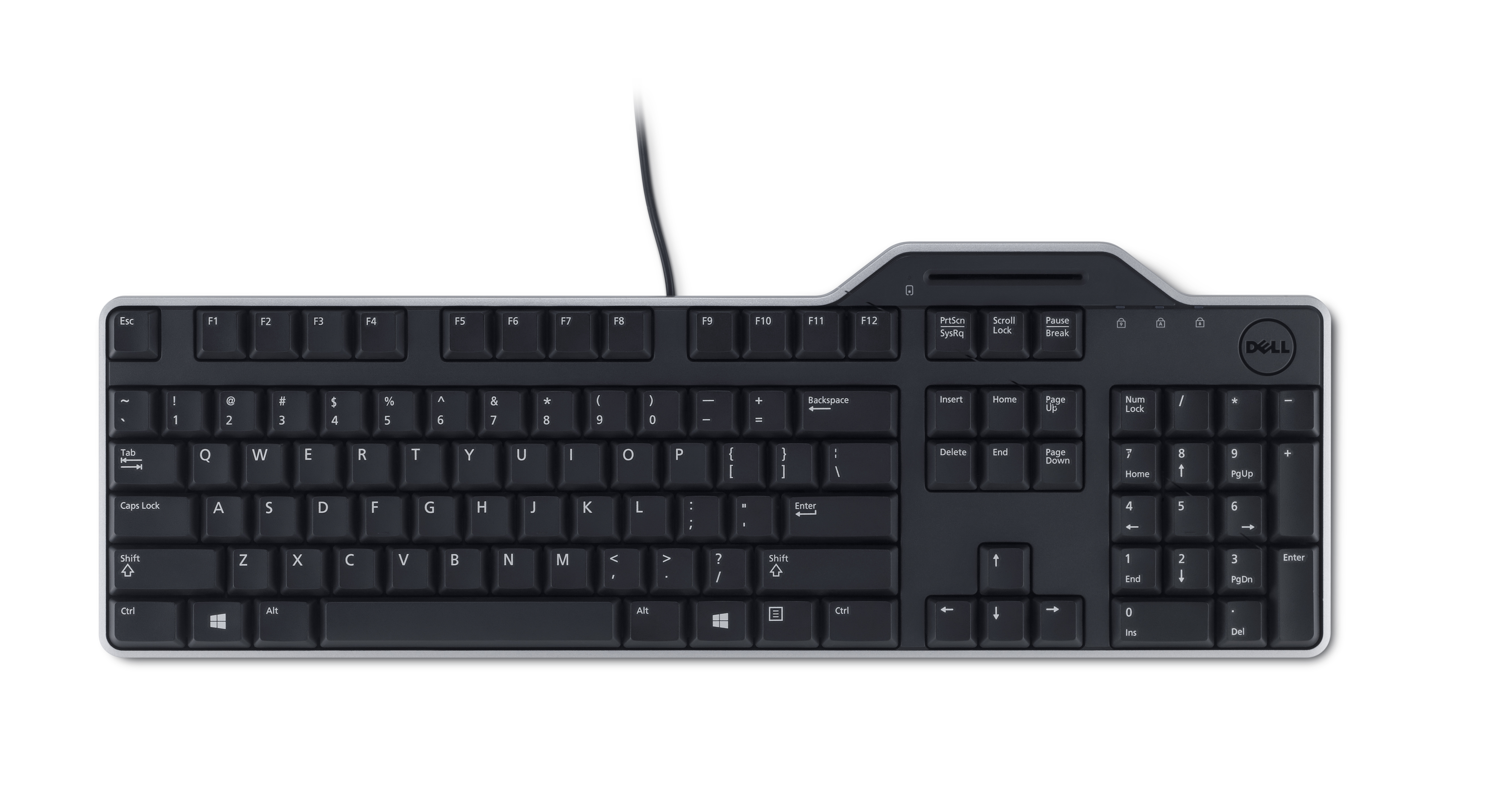 DELL KB-813 tastatur Universel USB QWERTY Norsk Sort