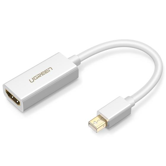Ugreen 10460 videokabel adapter Mini DisplayPort HDMI Hvid