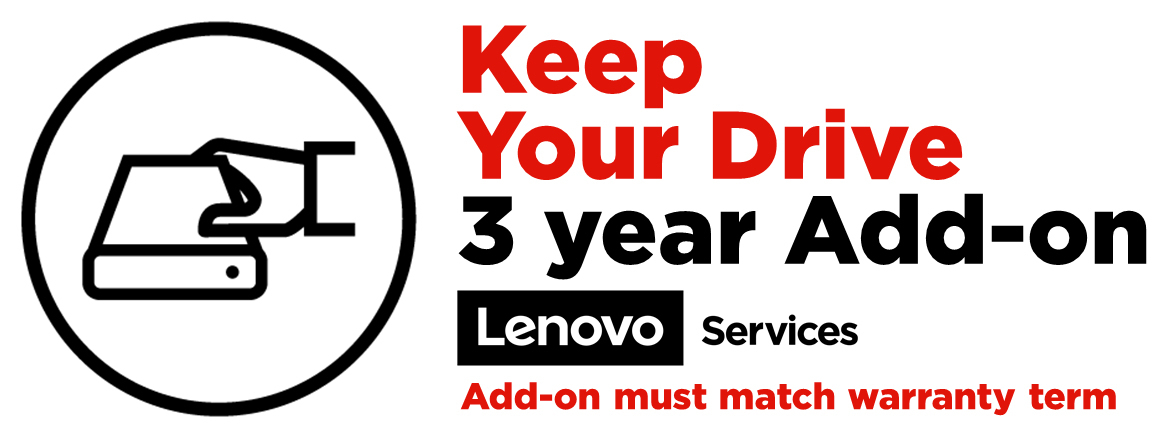 Lenovo 3Y Keep Your Drive 1 licens(er) 3 År