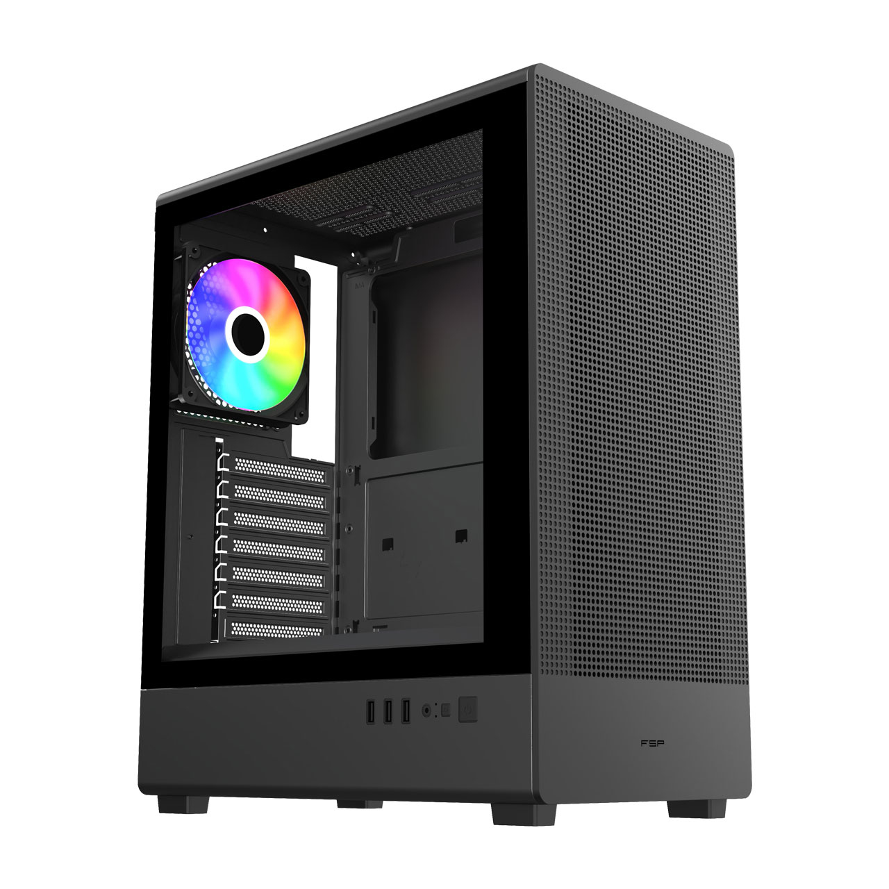 FSP M221-BA Midi Tower Sort