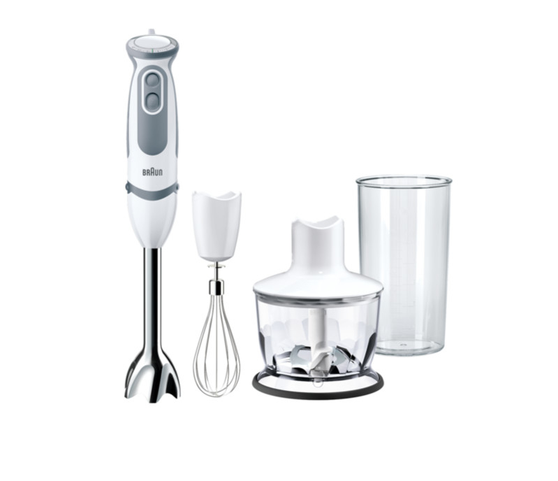 Braun MQ 5235 WH 0,5 L Blender til madlavning 1000 W Grå, Hvid