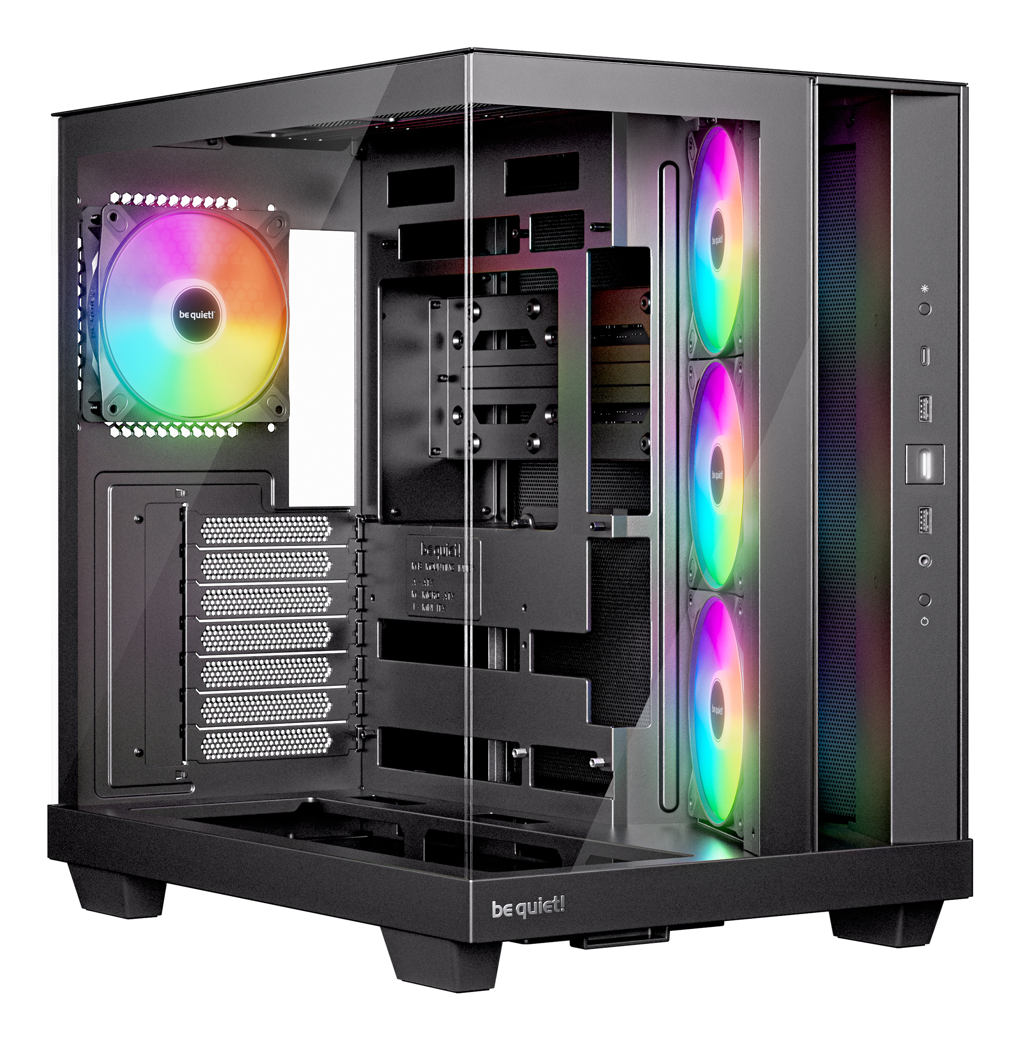 be quiet! Light Base 500 LX Black Midi Tower Sort