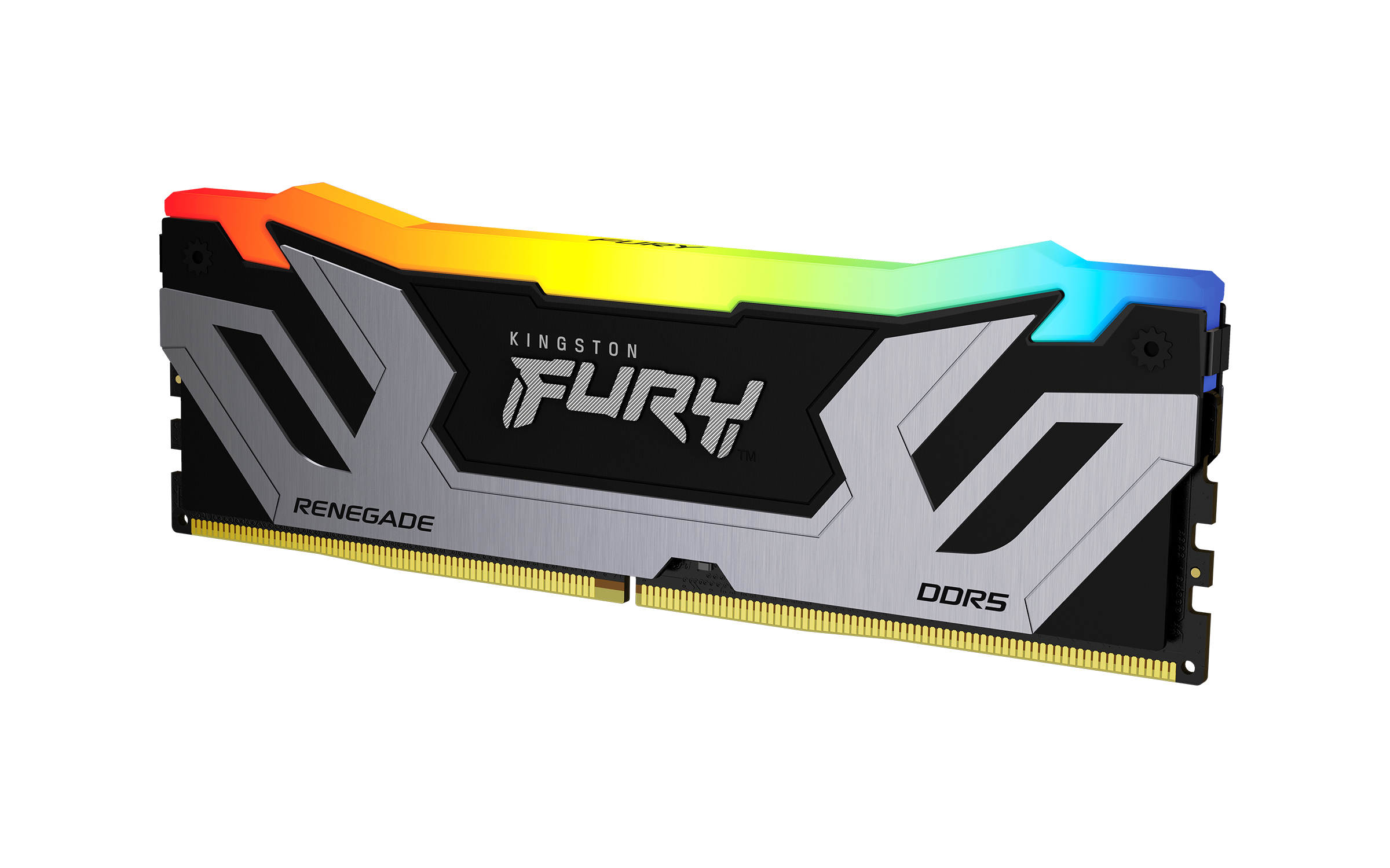 Kingston Technology FURY 24 GB 8400 MT/s DDR5 CL40 DIMM Renegade RGB, sølv XMP